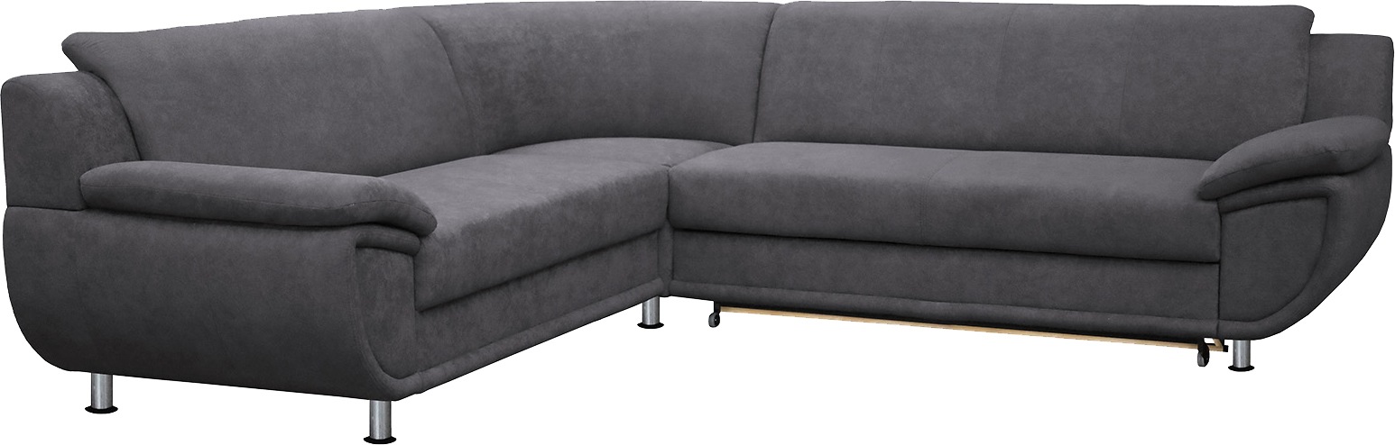 TRENDMANUFAKTUR Ecksofa »Rondo wahlweise mit Schlaffunktion, bequeme Armleh günstig online kaufen