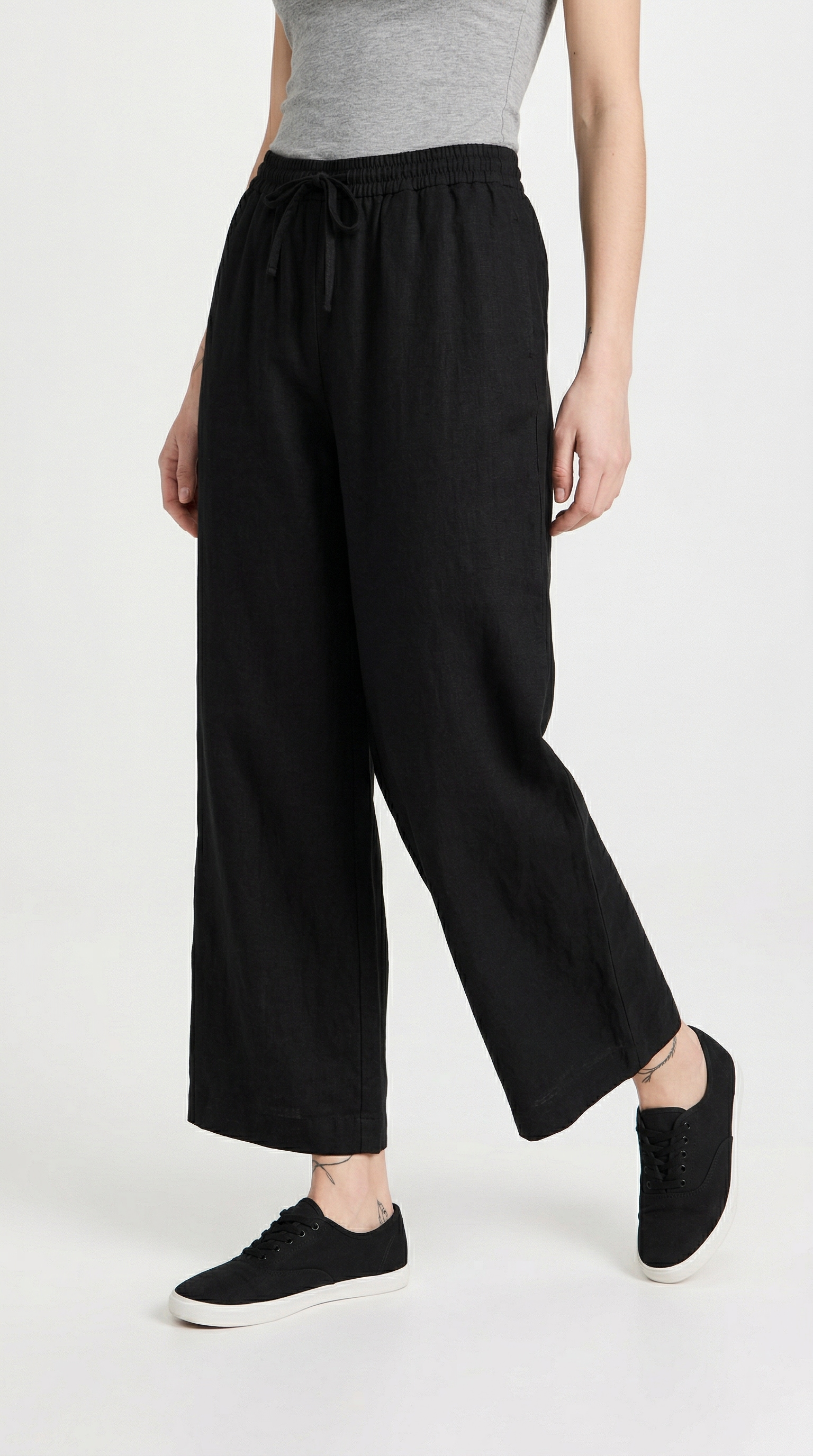 FREEQUENT Leinenhose »FQLAVA-PANT«  Sommerhose aus Leinenmix und mit Kordelzug