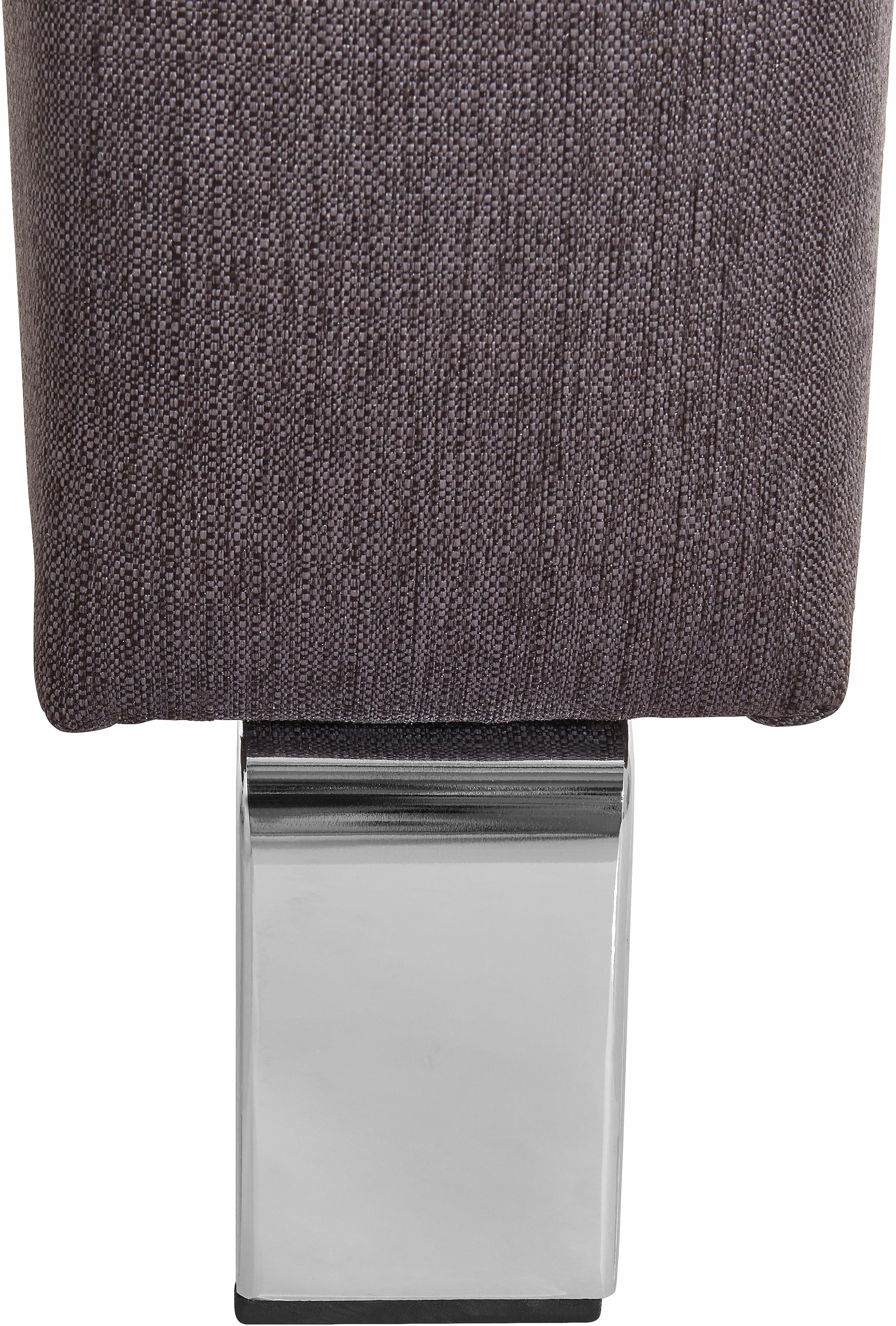 exxpo - sofa fashion Polsterhocker »Intenso, Hocker, modern, wahlweise in Leder oder Textil«, hohe Bodenfreiheit, frei im Raum stellbar, hoher Sitzkomfort