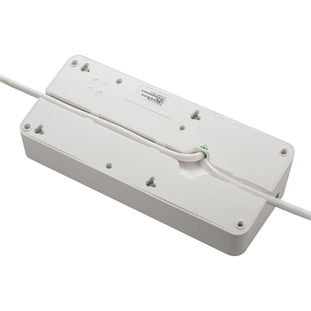APC Steckdosenleiste »PM6U-GR«, 6-fach, (Ein- / Ausschalter-LED-Statusanzeige-USB-Anschlüsse Überspannungsschutz Kabellänge 2 m)
