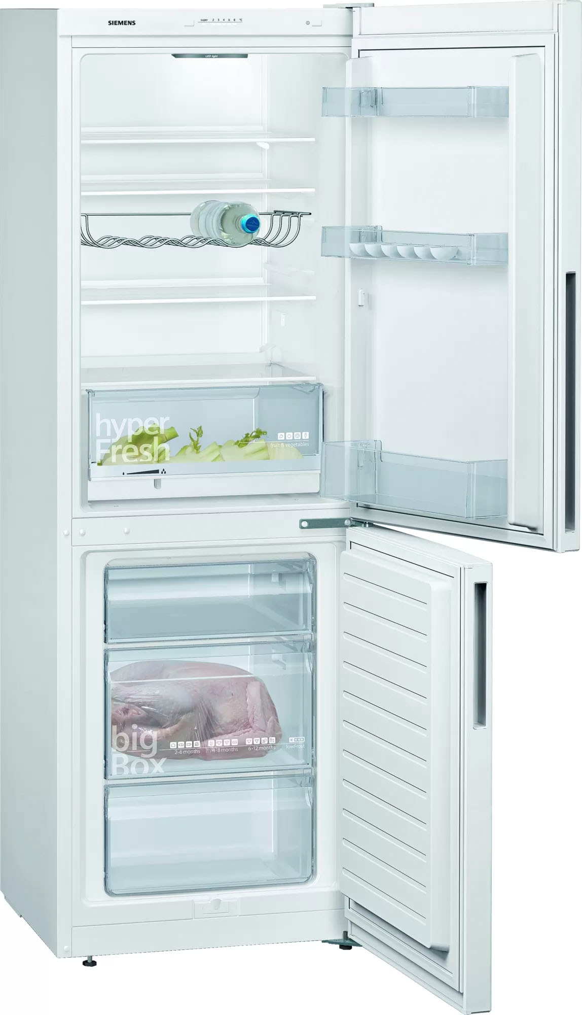 2. Bild von SIEMENS Kühl-/Gefrierkombination »KG33VV«, KG33VVWEA, 176 cm hoch, 60 cm breit