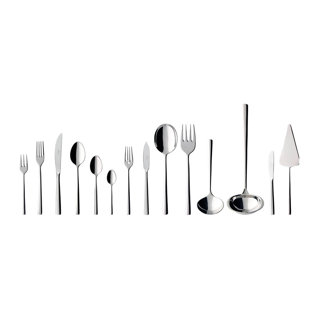 Villeroy & Boch Besteck-Set »Tafelbesteck Piemont 113er Set silber« günstig online kaufen