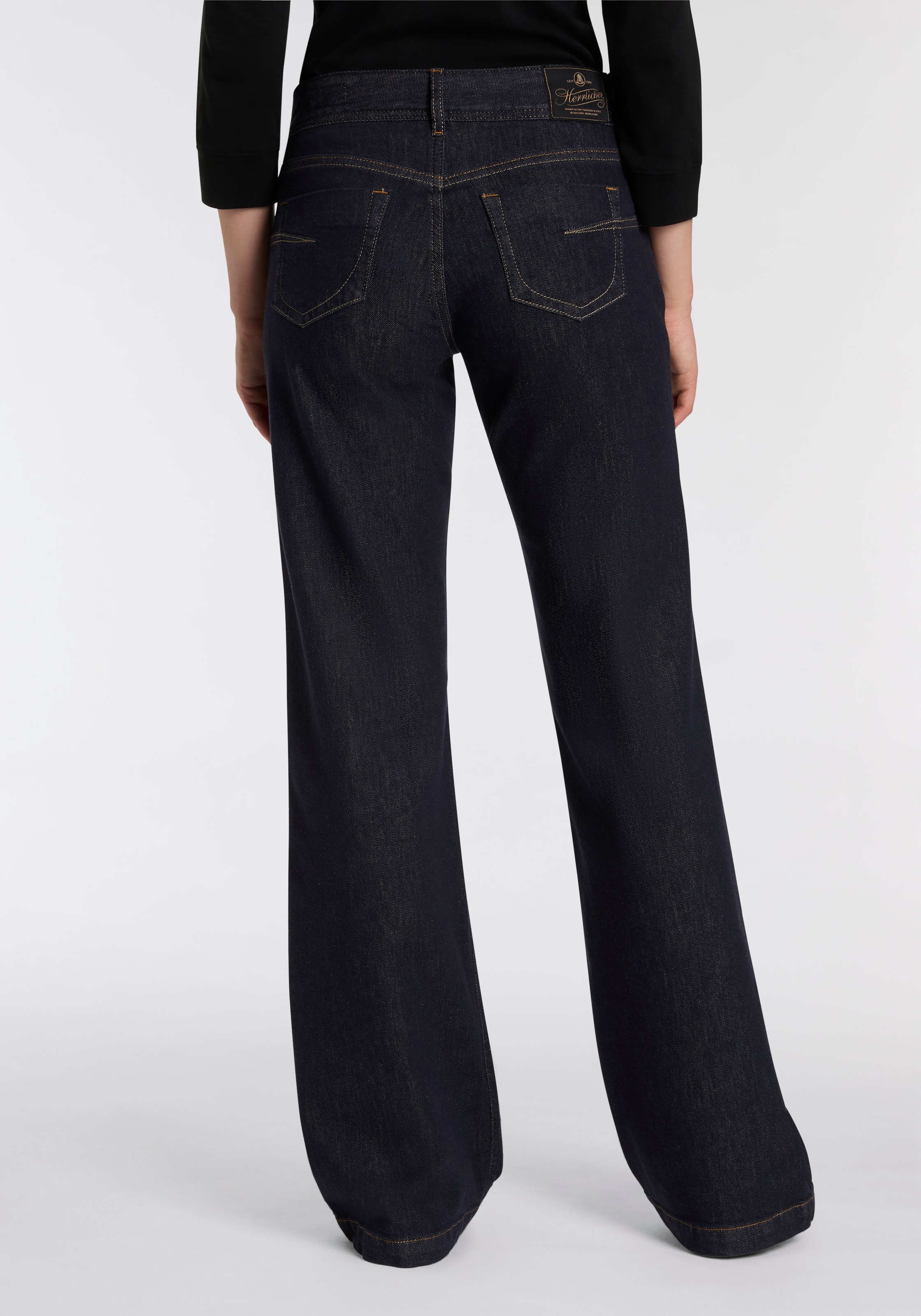 Herrlicher 5-Pocket-Jeans »Edna Denim Comfort«, im Flared Fit