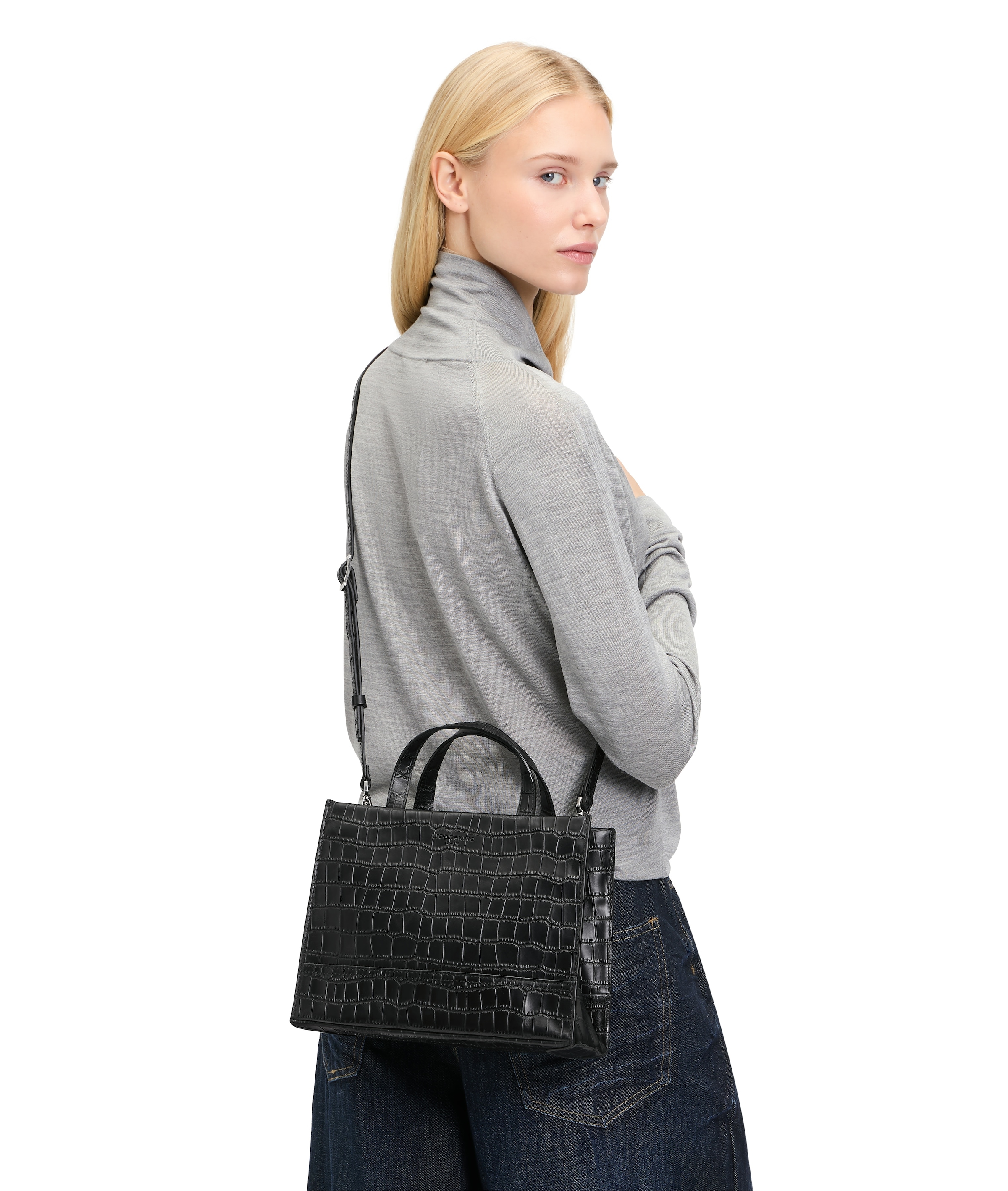 Liebeskind Berlin Henkeltasche »Satchel M LOU 2 NEW CROCO«