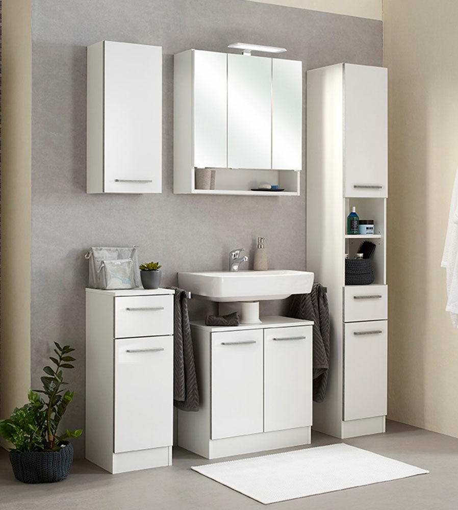 Saphir Badmöbel-Set »Quickset 953 5-teilig, Waschbeckenunterschrank und LED günstig online kaufen