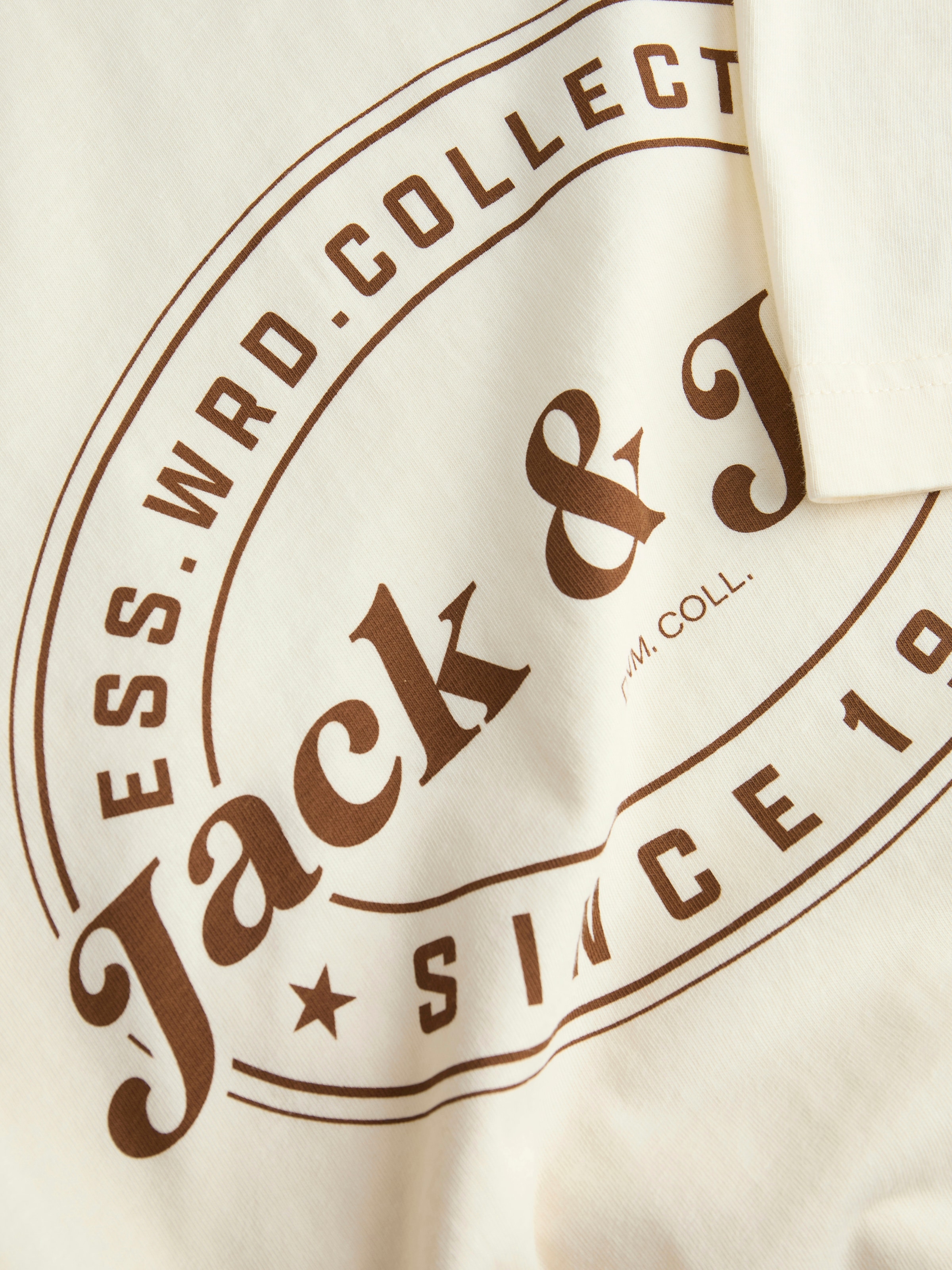 Jack & Jones T-Shirt »JJEDOVER PRINT TEE SS CREW NECK«