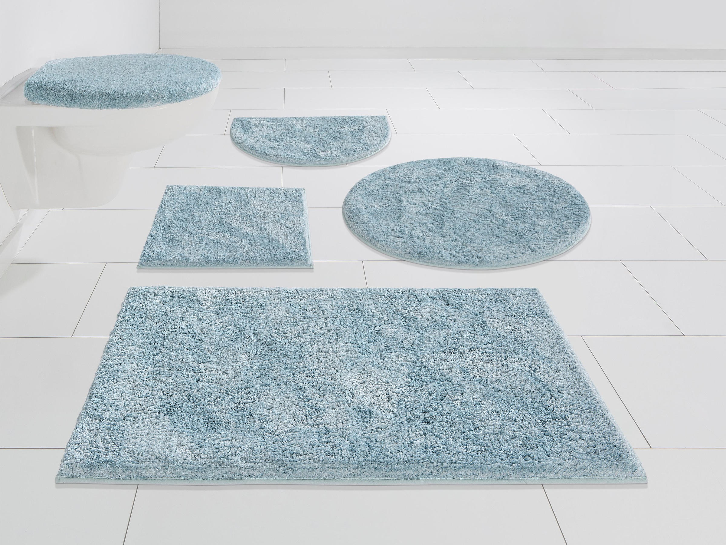 my home Badematte »Jos, Badvorleger, Badezimmer Teppich«, rutschhemmend bes günstig online kaufen