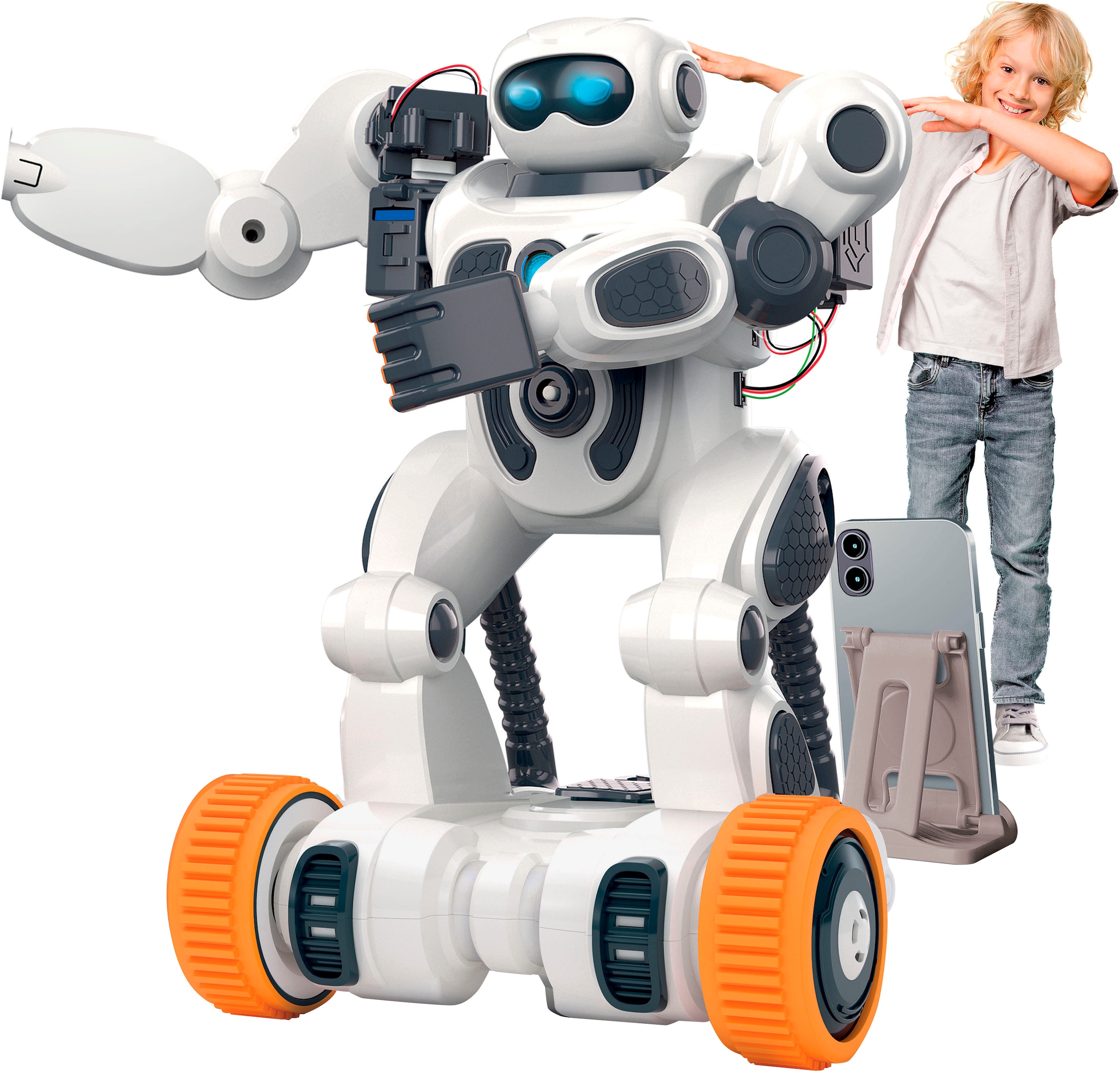 Clementoni® Roboter »Galileo Robotics, AIRO - Artificial Intelligence Roboter 2.0« mit künstlicher Intelligenz