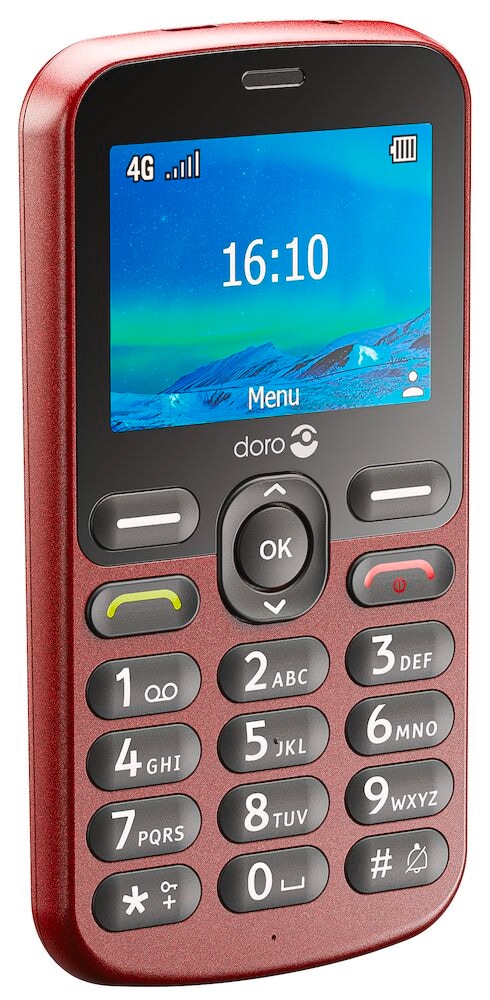 Doro Handy »1880 (ohne Netzteil)«, Rot