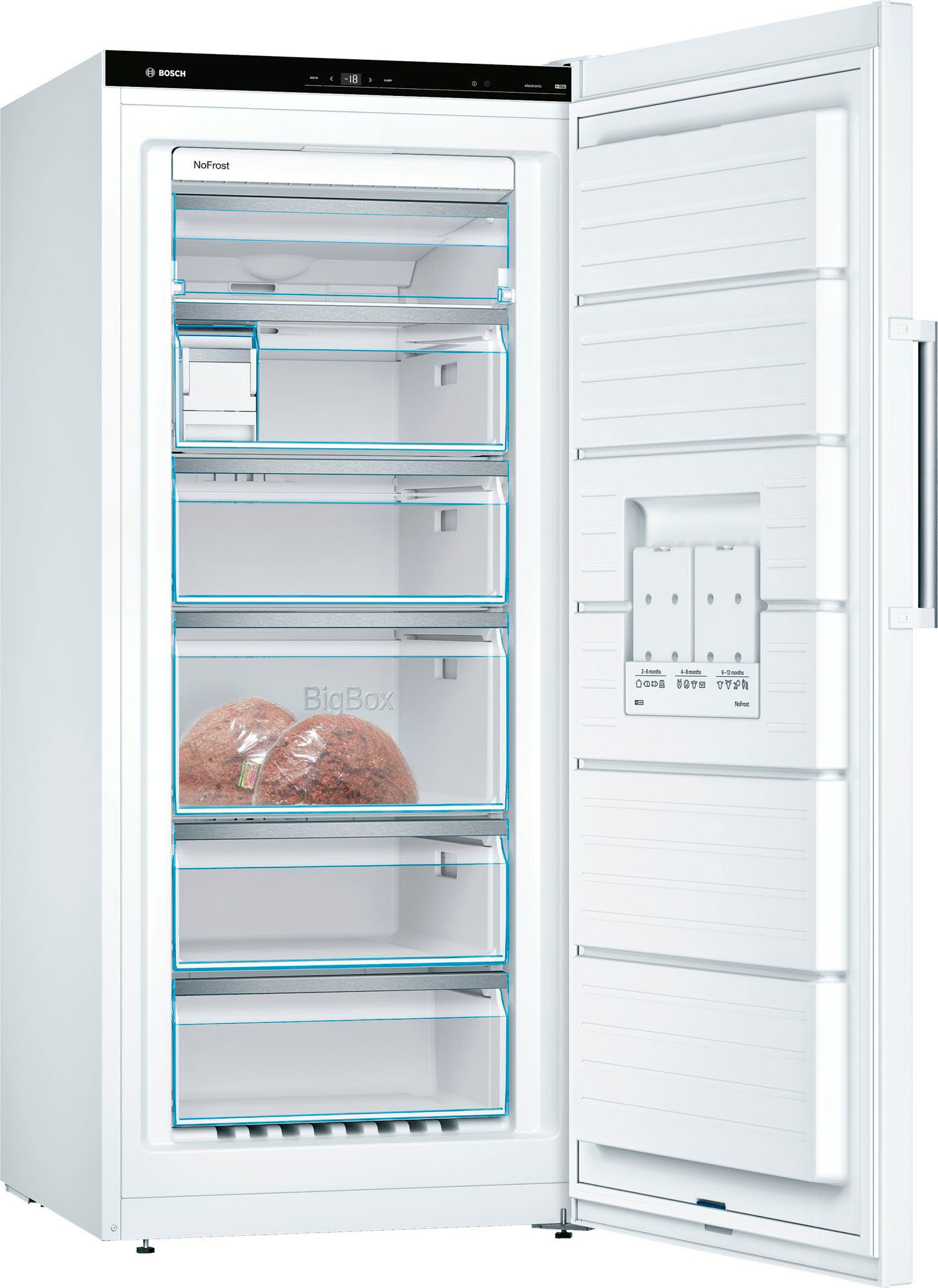 BOSCH Gefrierschrank 6 »GSN51AWDV«, 161 cm hoch, 70 cm breit