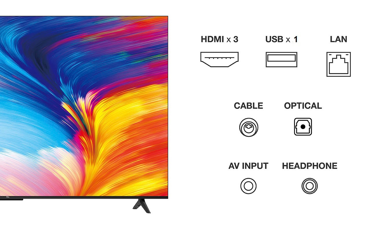 TCL LED-Fernseher »65P631X1«, 4K Ultra HD, Android TV-Google TV-Smart-TV, HDR10, 60Hz Motion Clarity, Metallgehäuse