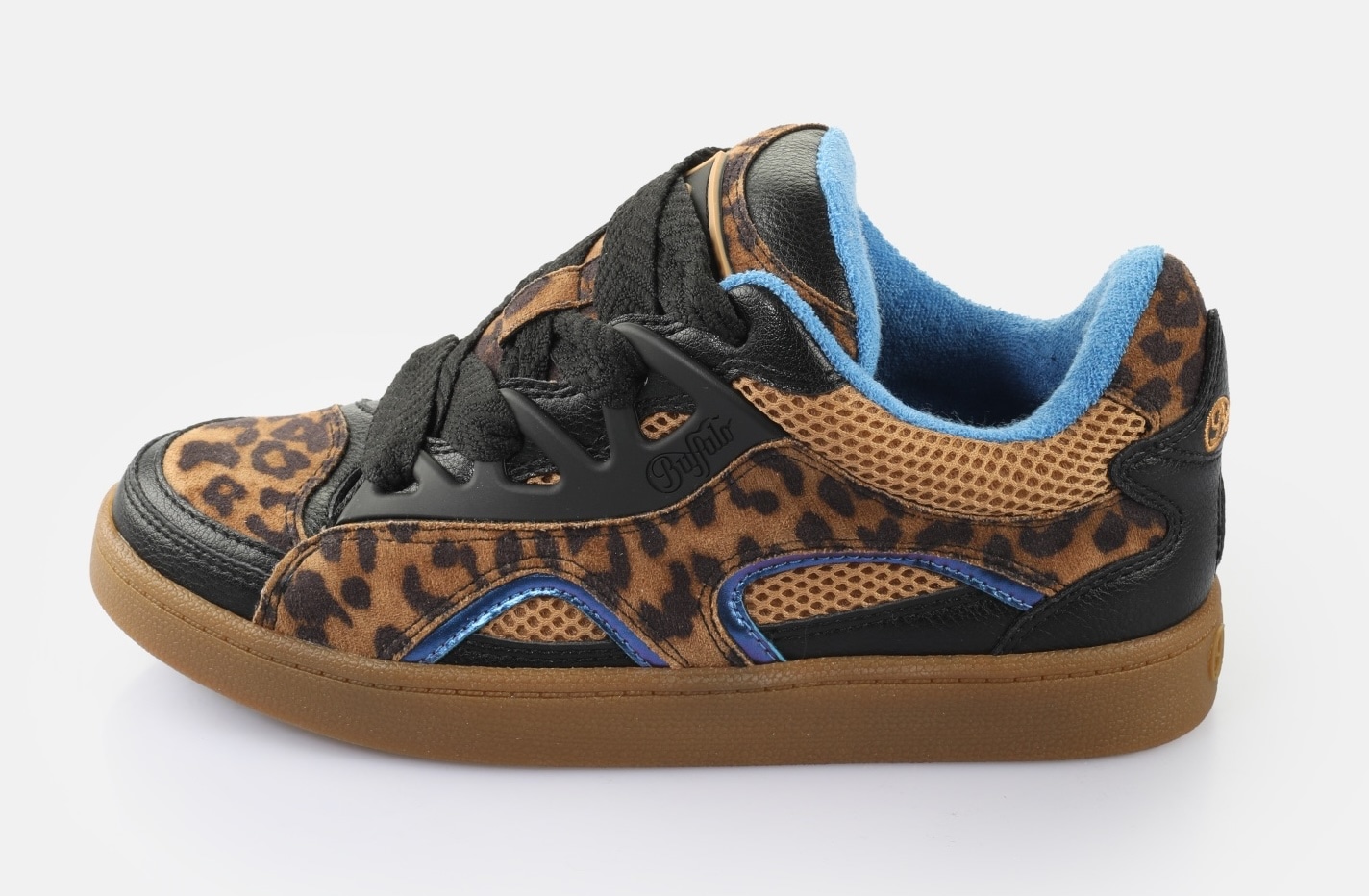 Buffalo Sneaker »LIBERTY SKATE«  Retro-Sneaker, Freizeitschuh, Schnürschuh in trendiger Leo-Optik