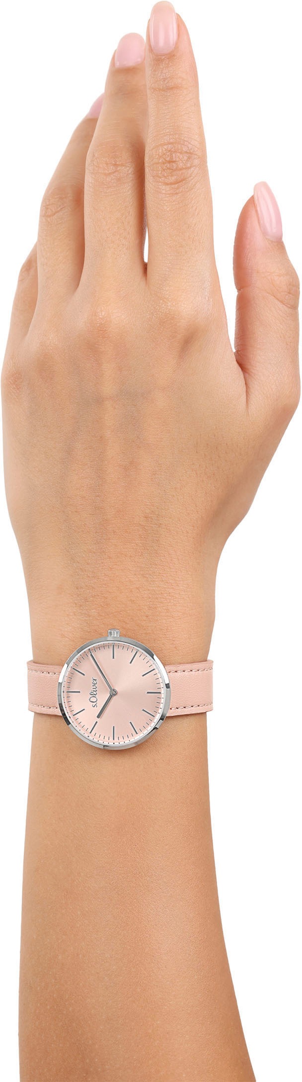 s.Oliver Quarzuhr, Armbanduhr, Damenuhr, analog