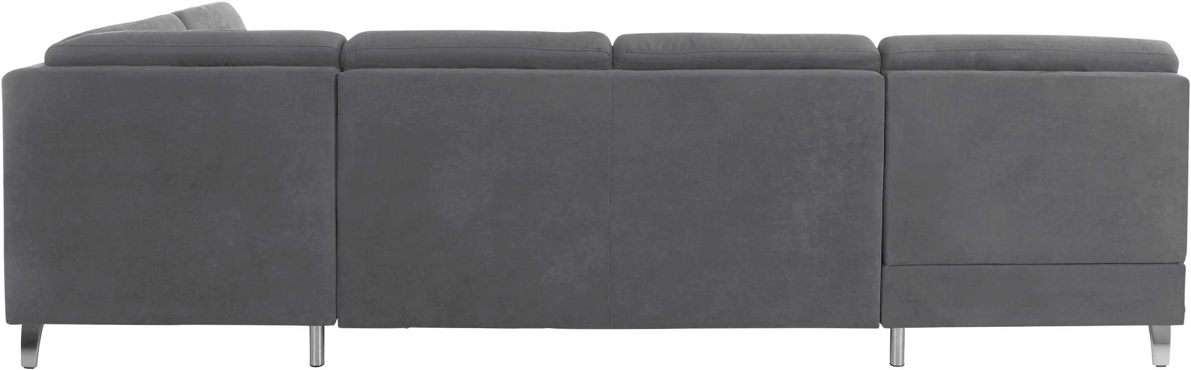 sit&more Wohnlandschaft »Clio U-Form«, wahlweise mit Bettfunktion und Bettkasten, inklusive Federkern