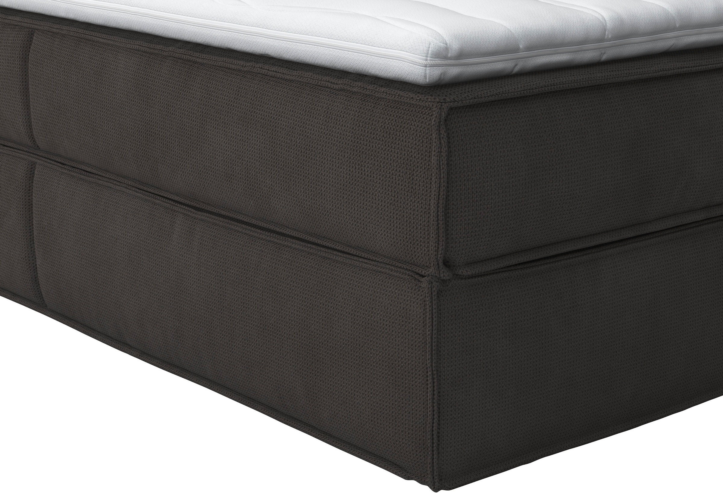 Home affaire Boxspringbett »Sacy«, Boxbett inkl. Topper, 2 Matratzen, Härtegrade H2, H3 und H4 wählbar