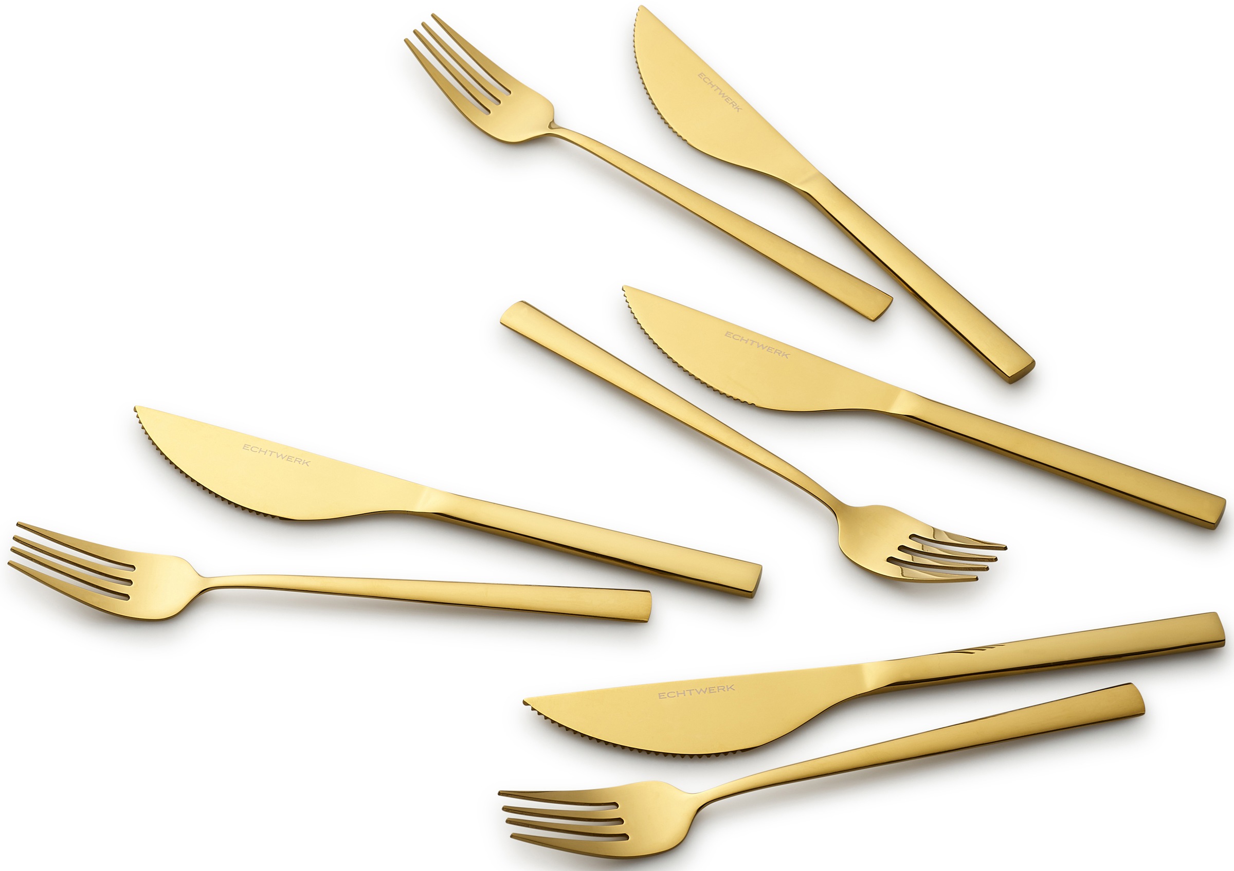 ECHTWERK Besteck-Set »Angelini«, (Set, 8 tlg.), für Pizza, Quiche, Flammkuchen