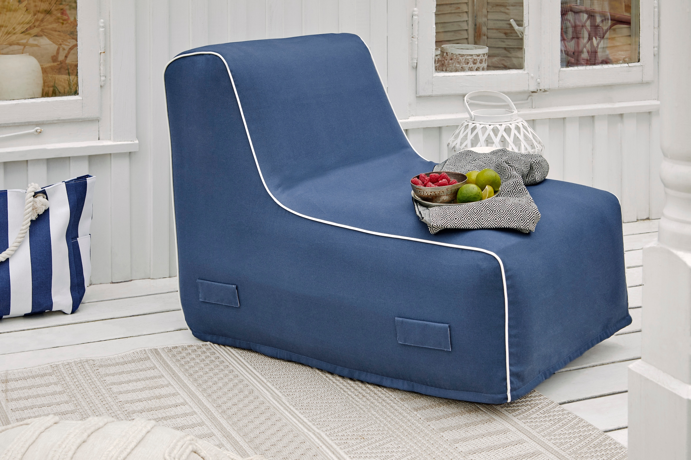 Jahnke Loungesessel »AIR LOUNGE«, (1 St.), aufblasbar, Indoor & Outdoor, 60 cm Sitztiefe