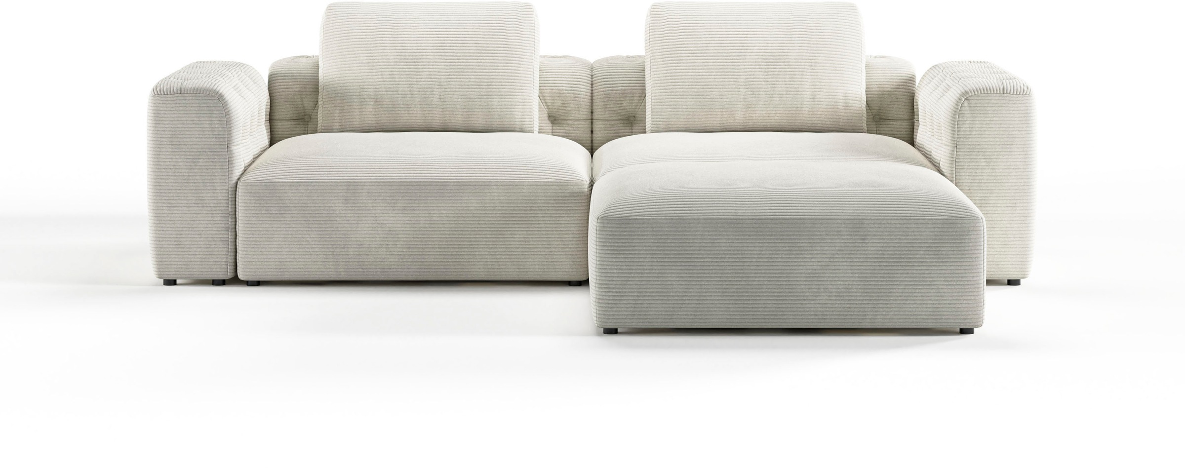 RAUM.ID Ecksofa »Cushid L-Form«, Modulset, bestehend aus 3 Teilen günstig online kaufen