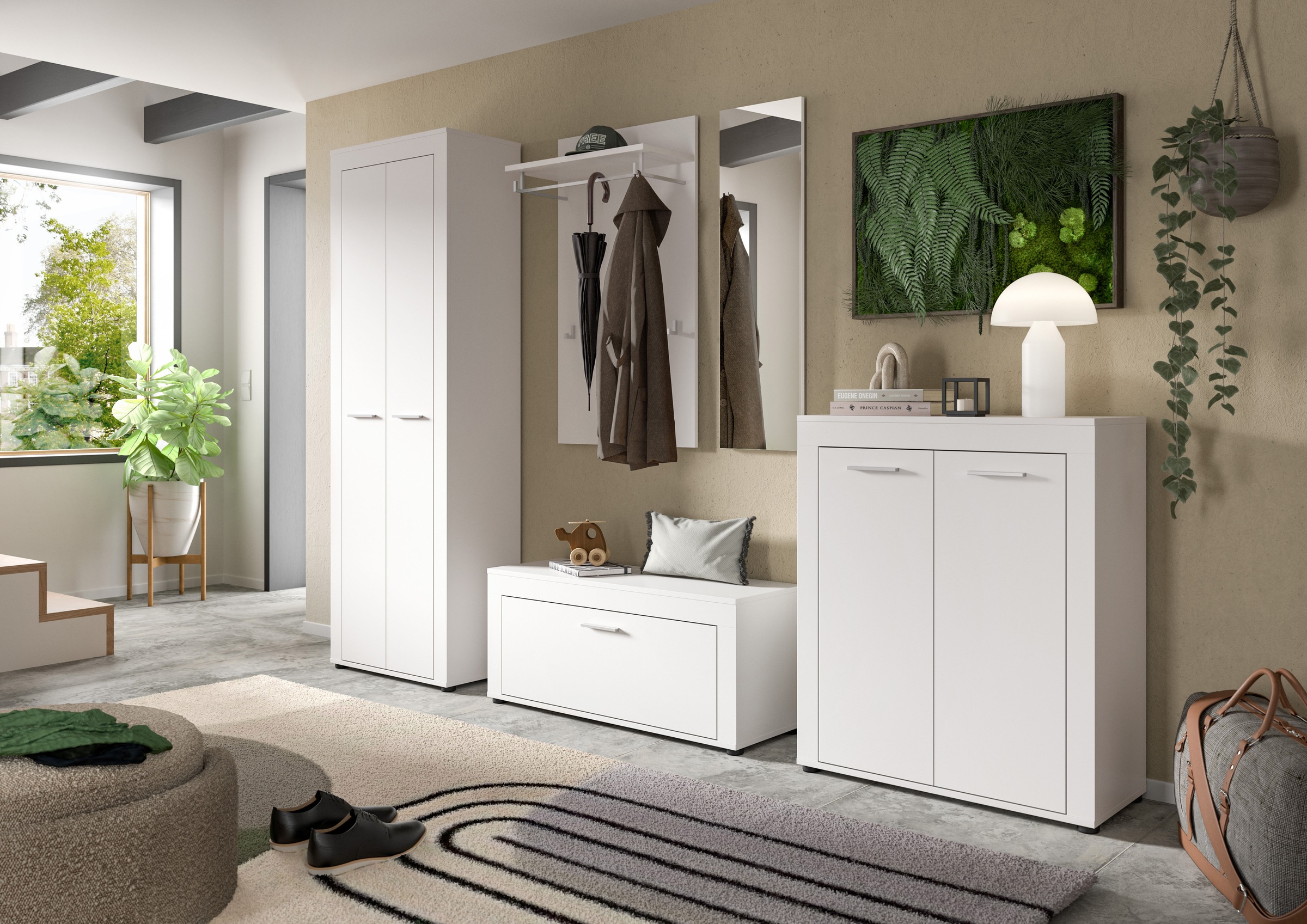 INOSIGN Sitzbank »Aosta Sitzbank«, (1 St.), Sitzbank, B: 100 cm, Flur, Diele, Garderoben