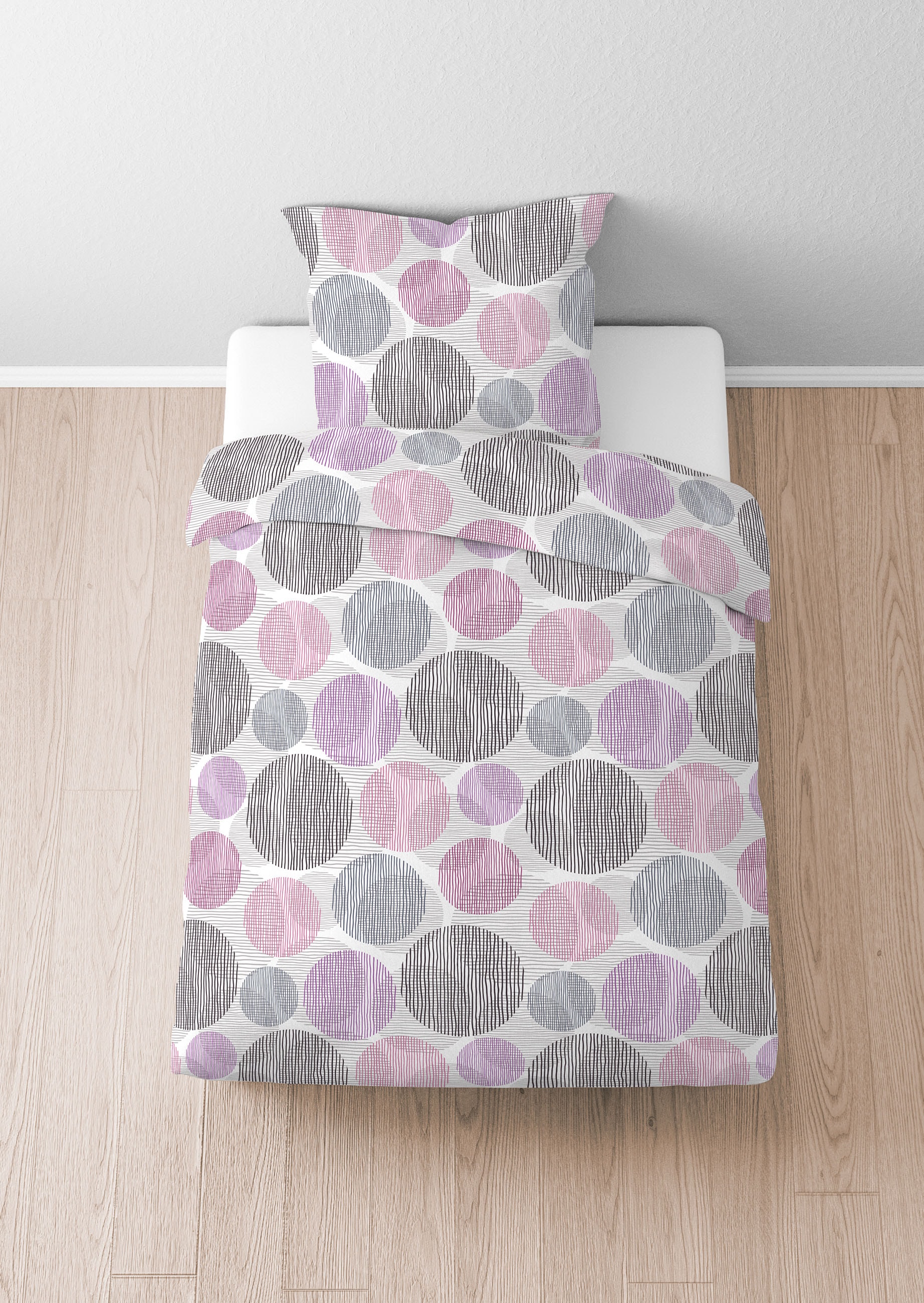 Castell - Markenbettwäsche Bettwäsche »0360445«, absolut flauschig, weich + wohlig warm, 100% Polyester, Reißverschluss