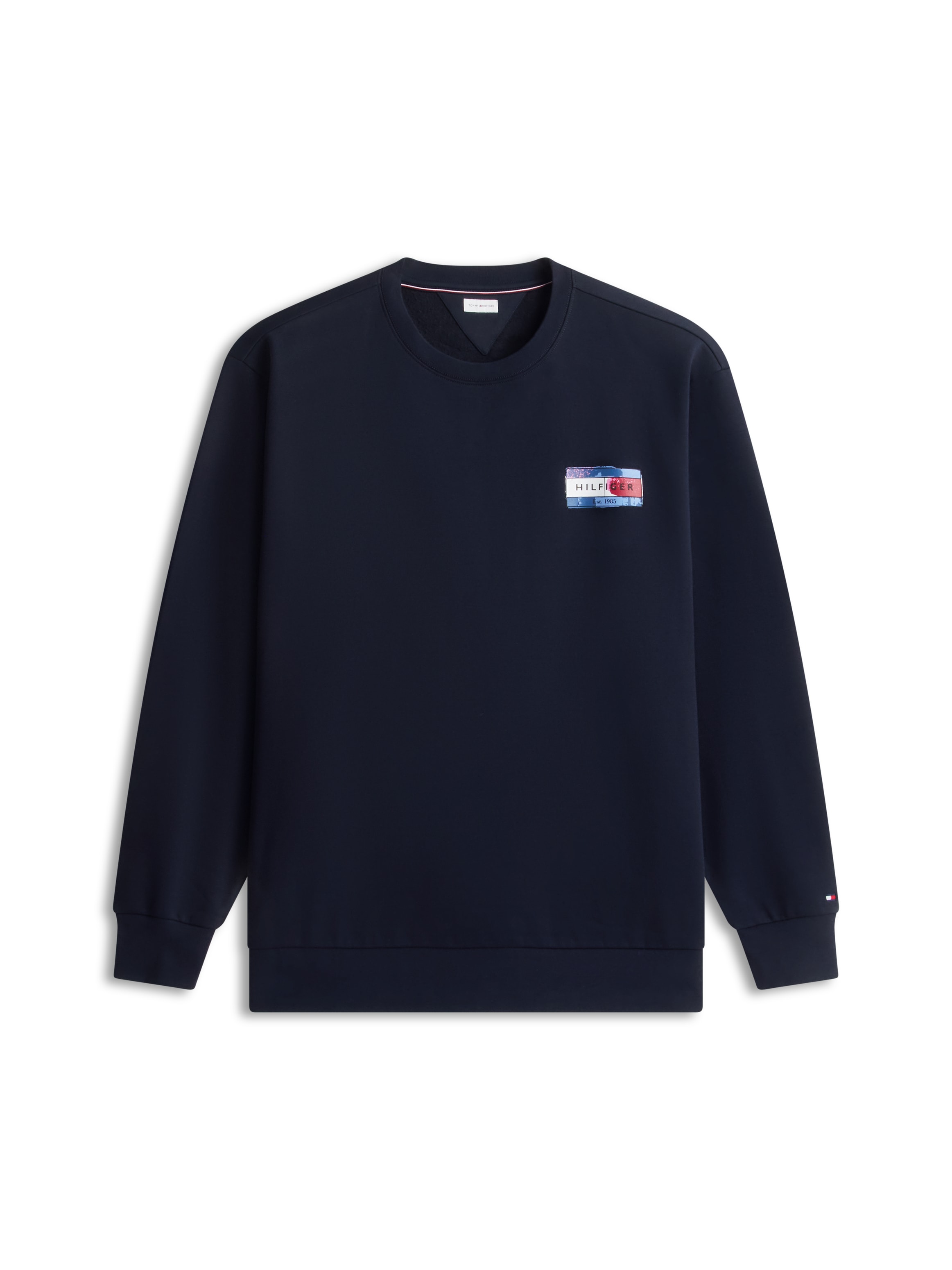 Tommy Hilfiger Big & Tall Sweatshirt »BT-BACK FLAG REGULAR FLEECE CREW-NECK«, Große Größen, Rundhals, großer Rückenprint
