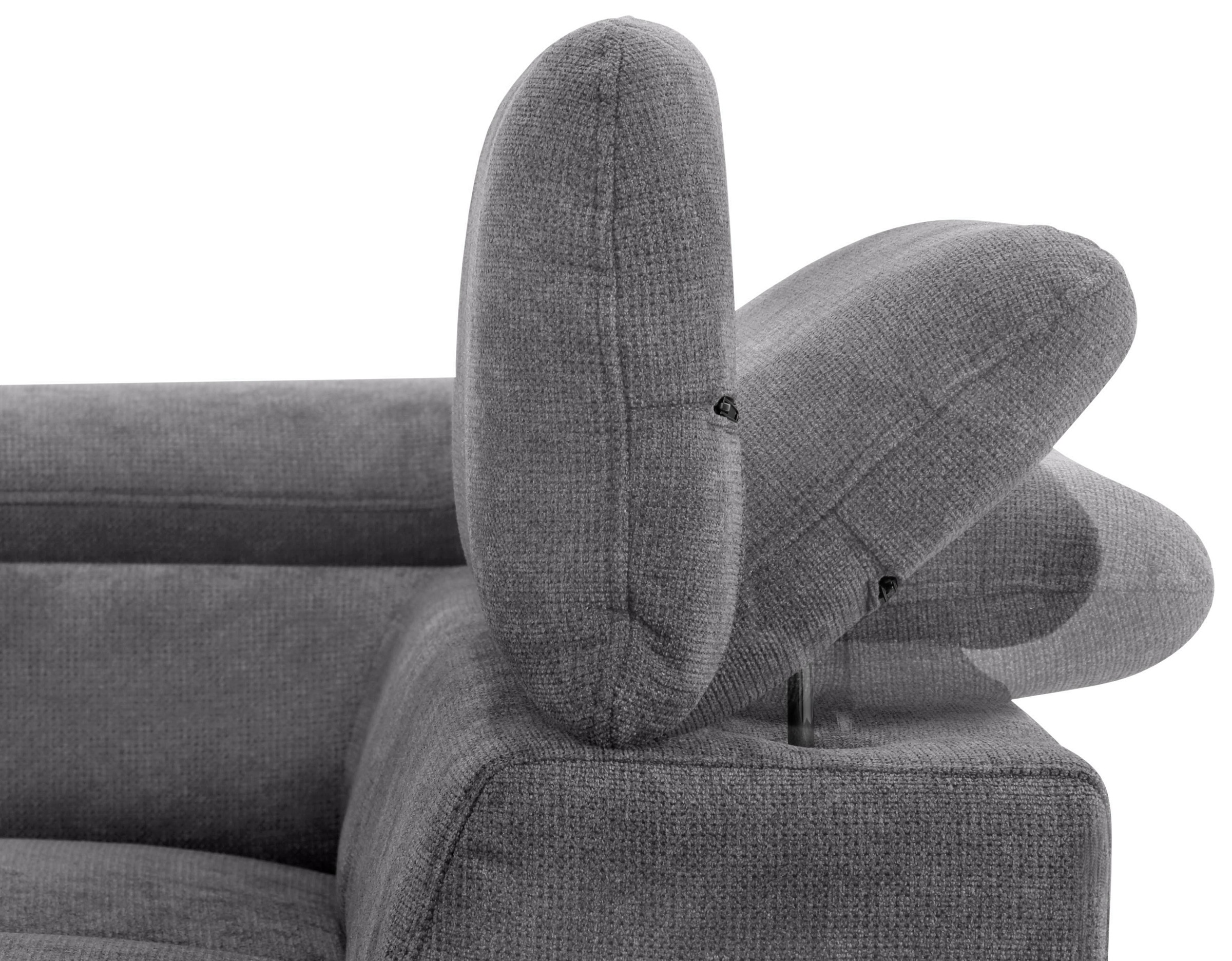 Home affaire Wohnlandschaft »Alberto U-Form«, mit Kopfteilverstellung, wahlweise mit Bettfunktion