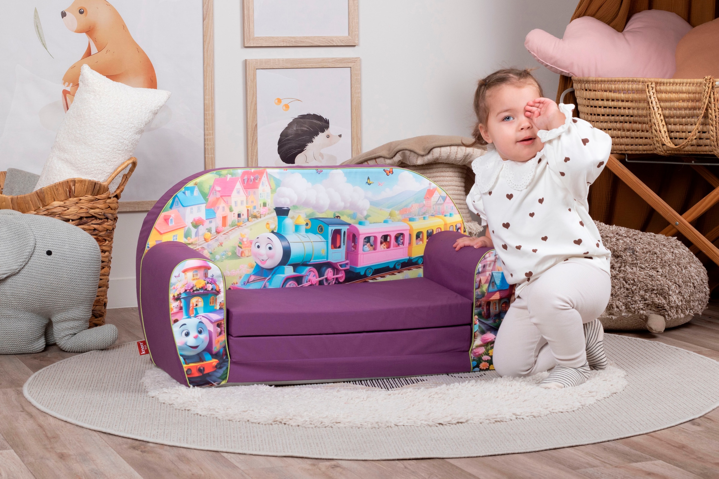 Knorrtoys® Sofa »Happy train«, für Kinder; Made in Europe