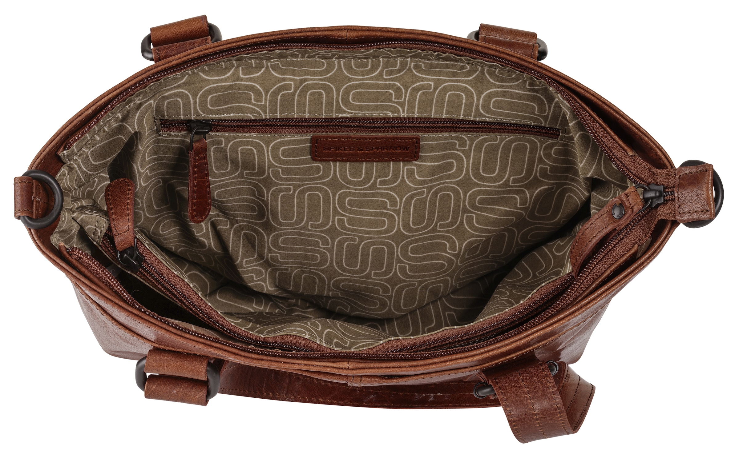 Spikes & Sparrow Shopper echt Leder