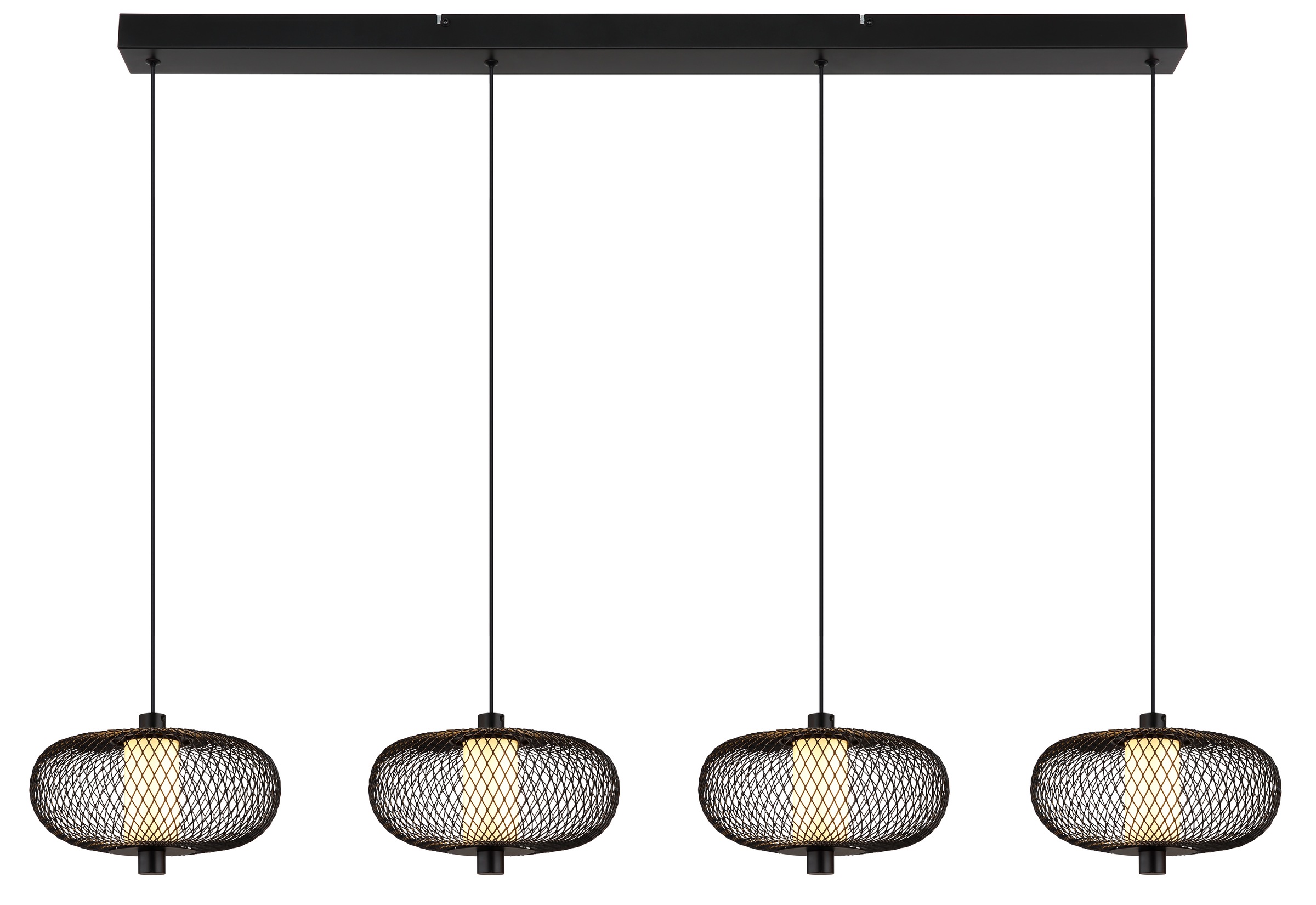 NOWA LED-Hängeleuchte »ASTARI«, 1 flammig, Leuchtmittel LED-Modul | LED fest integriert, Pendelleuchte, Hängelampe, Geflecht, Esstisch, Wohnbereich