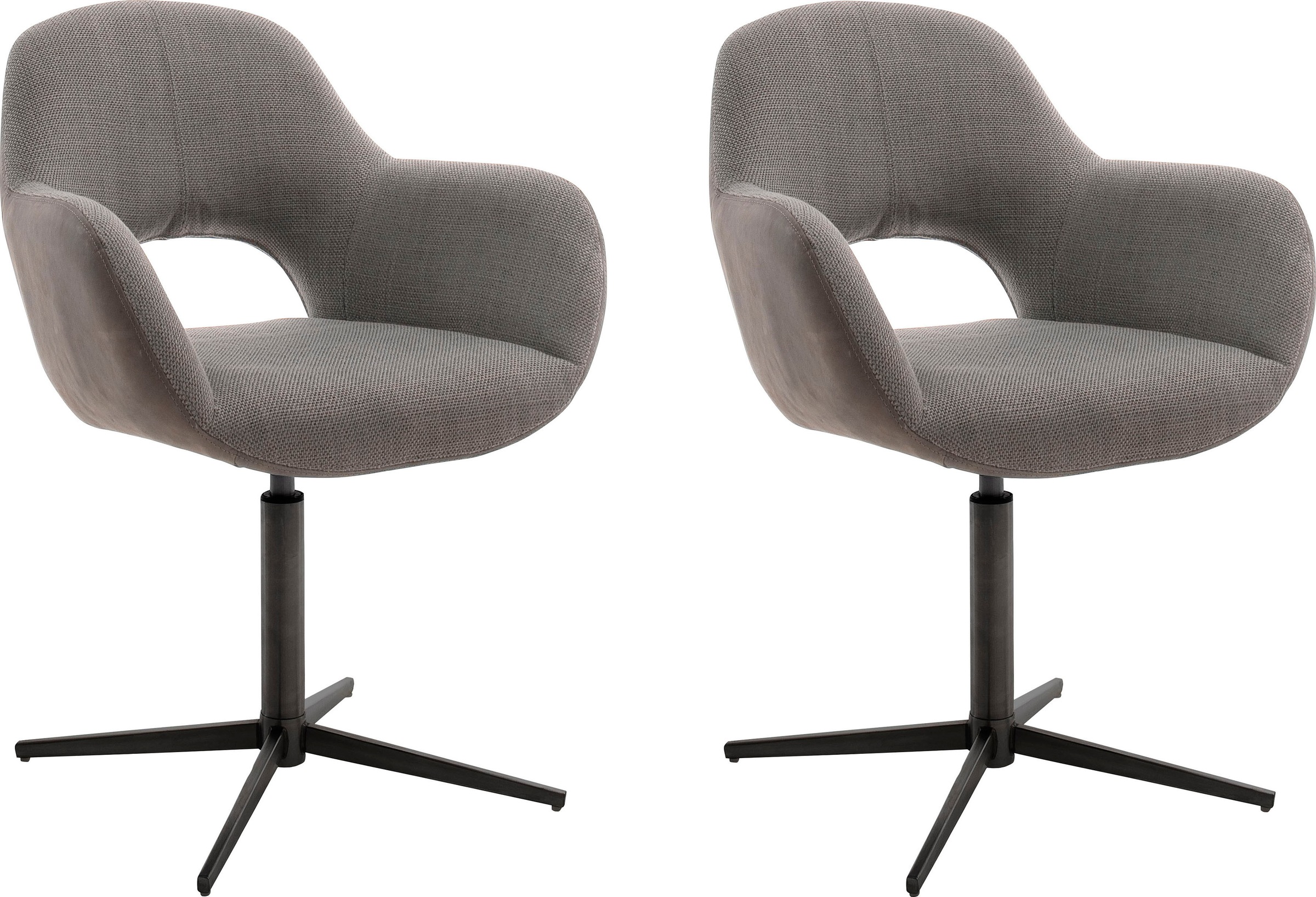 MCA furniture Esszimmerstuhl »Melrose«, (Set), 2 St., Stuhl 360°drehbar mit günstig online kaufen
