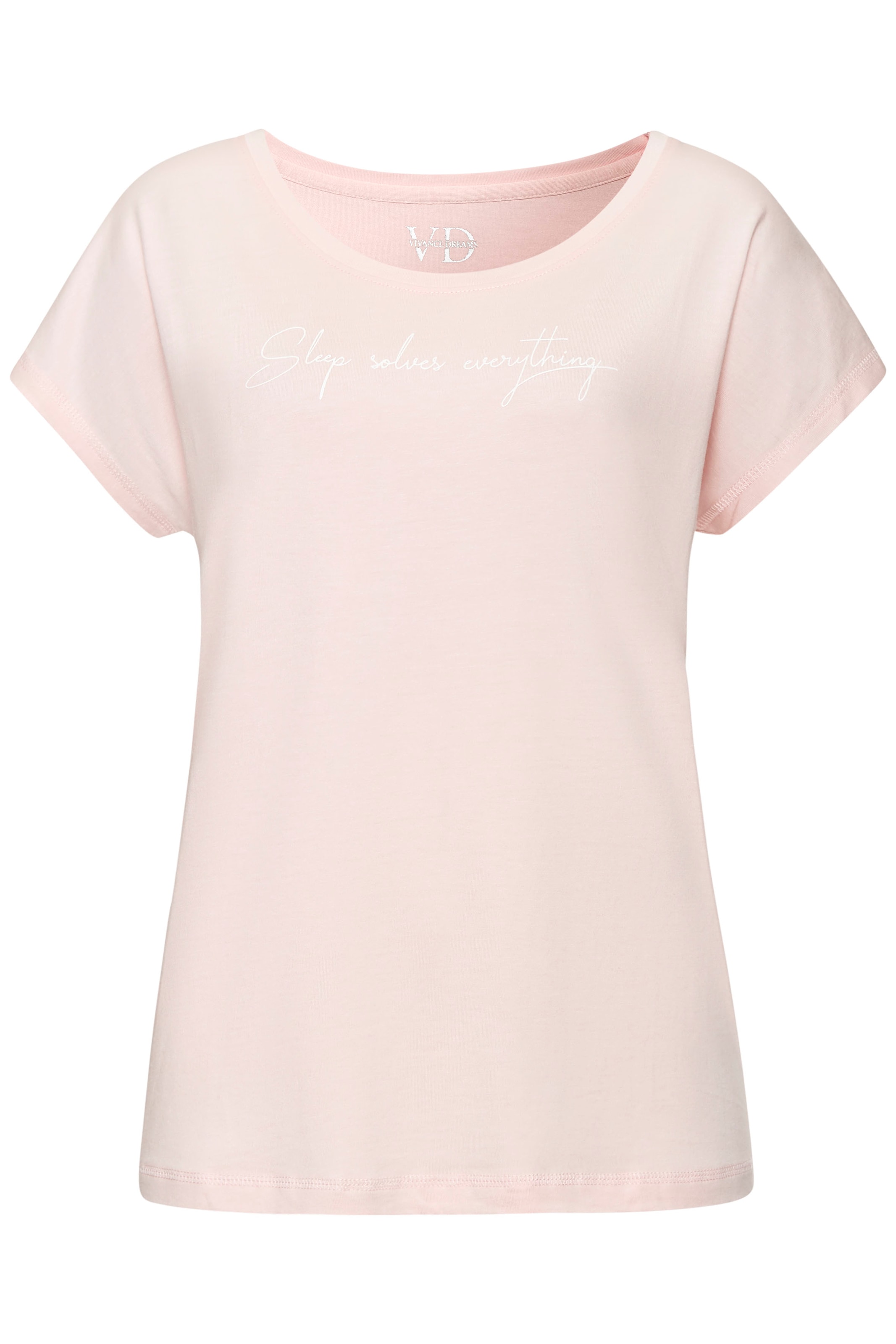 Vivance Dreams Pyjama Set, 2-teilig, 2 tlg. Mit schönem Alloverprint