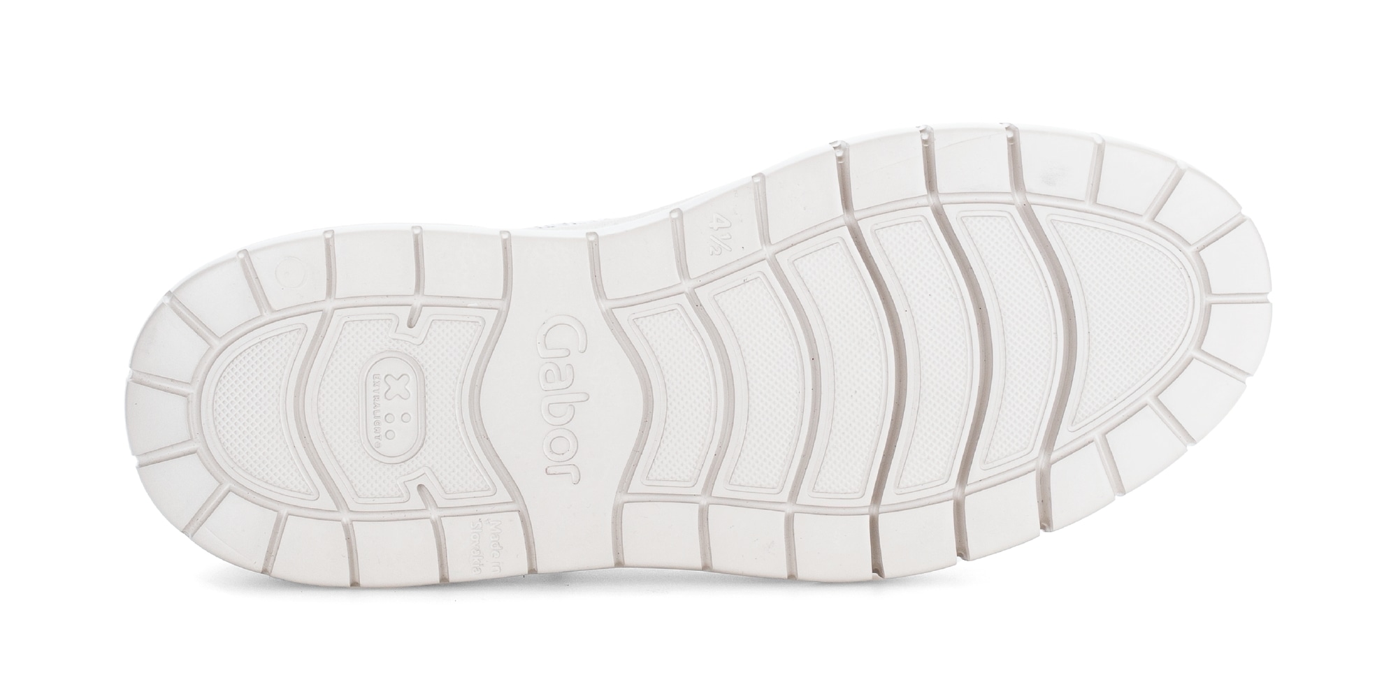 Gabor Plateausneaker, Freizeitschuh, Halbschuh, Schnürschuh mit gepolstertem Schaftrand