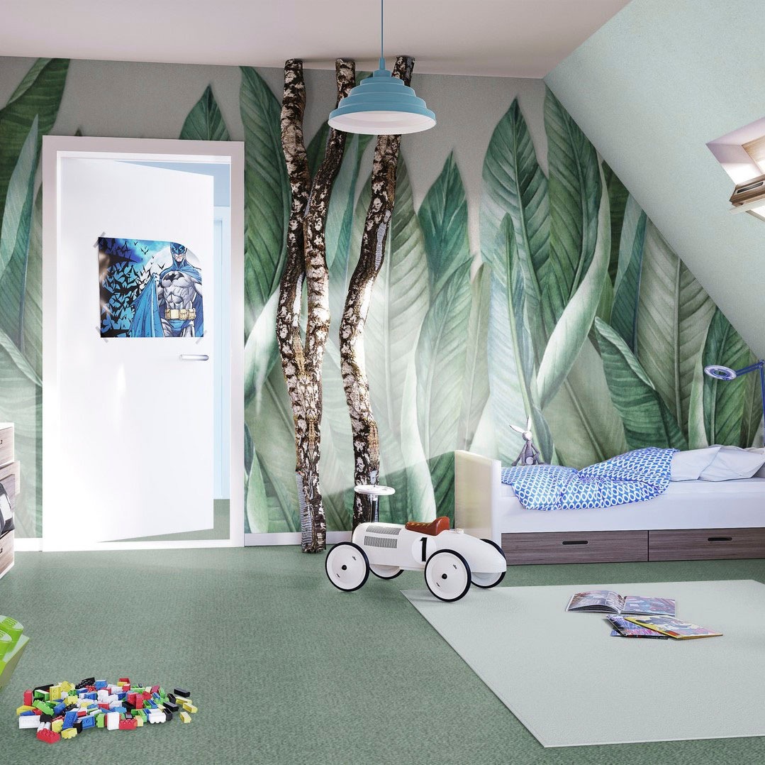 Vorwerk Teppichboden »Passion 1091 (Metro), Schlinge - Uni Farben, Made in Germany«, rechteckig, 6,3 mm Höhe, Wohnzimmer, Schlafzimmer, Kinderzimmer, Breite 400/500 cm