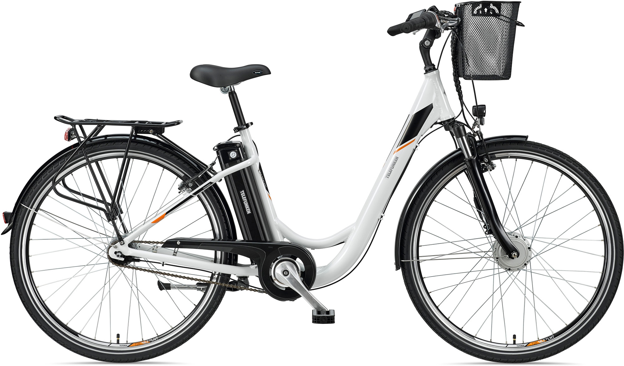 Bild von Telefunken E-Bike »Multitalent RC840«, 7 Gang, Shimano, Nexus, Frontmotor 250 W, Pedelec, Elektrofahrrad für Damen u. Herren, Cityrad