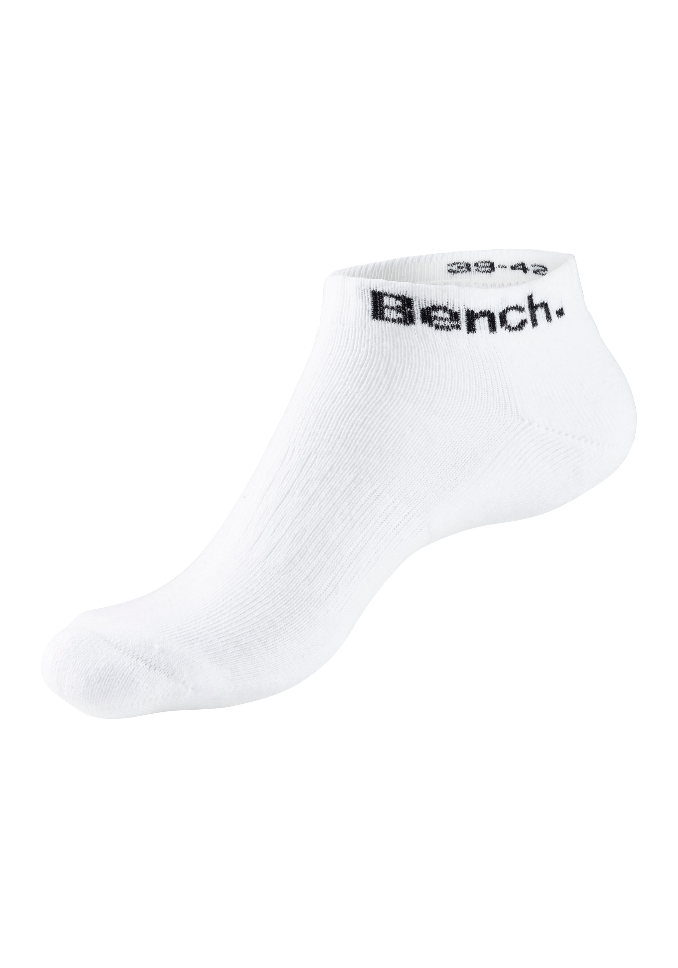 Bench. Sportsocken, (Packung, 12 Paar), Tennis Kurzsocken mit Halbfußfrottee