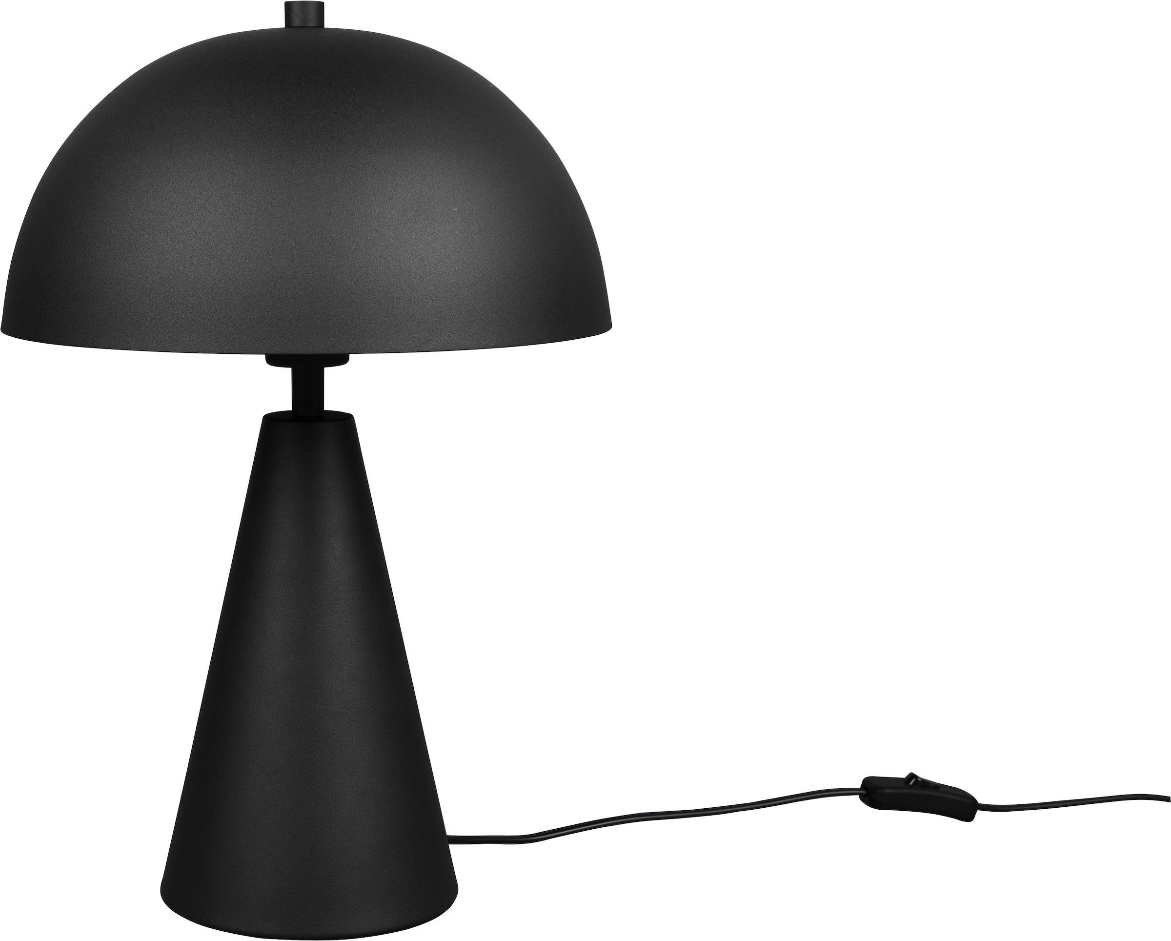 TRIO Leuchten Tischleuchte »ALFIE, Metall Tischlampe Höhe 43cm Ø 30cm exkl 1x E27 max 40W« E27 1 Stk. warmweiß - kaltweiß Schnurschalter ON/OFF, aus min. 50% Recycling-Material