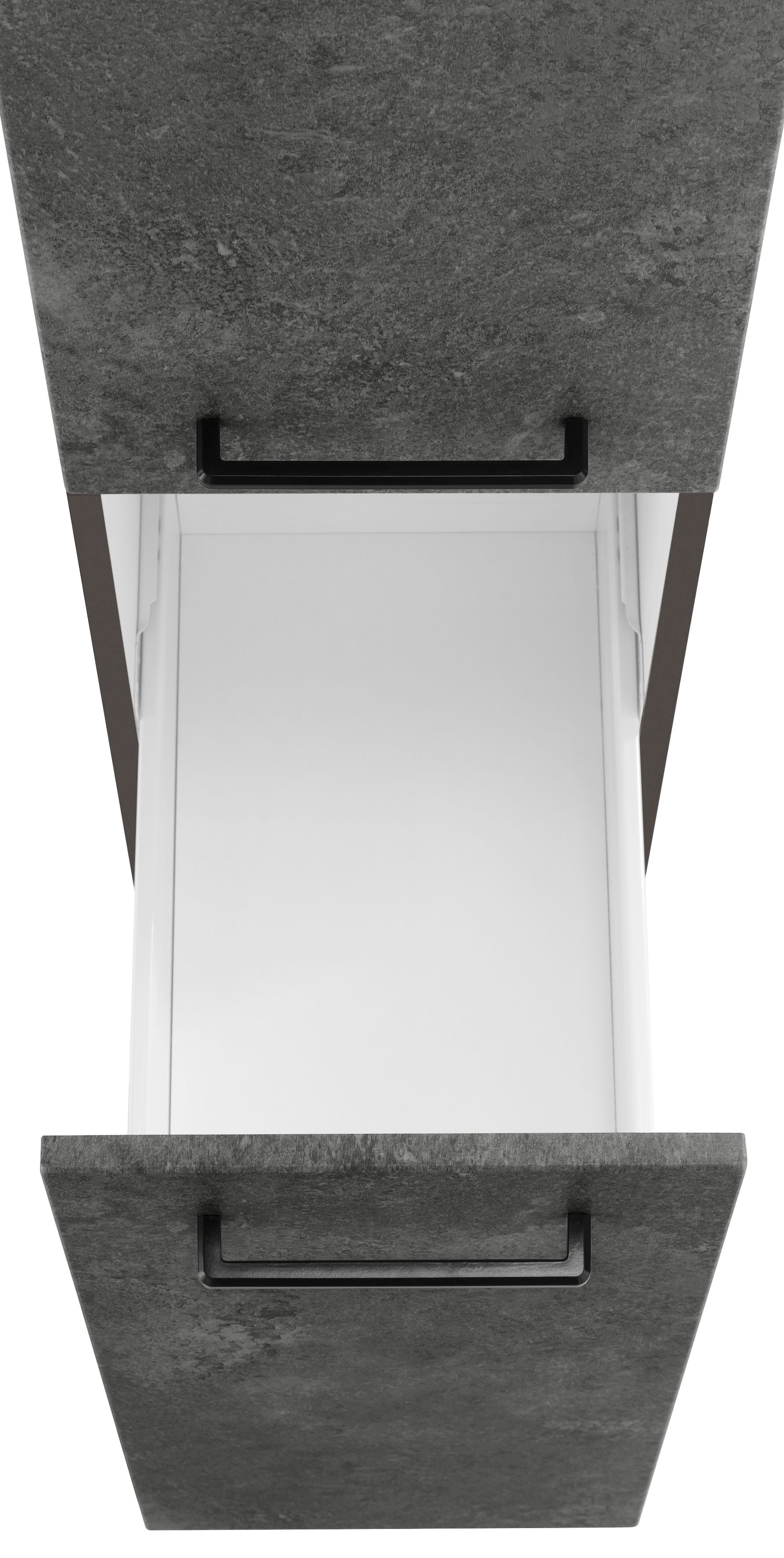 KOCHSTATION Küchenzeile »KS-Tulsa«, mit E-Geräten, Breite 320 cm, schwarze Metallgriffe, MDF Fronten