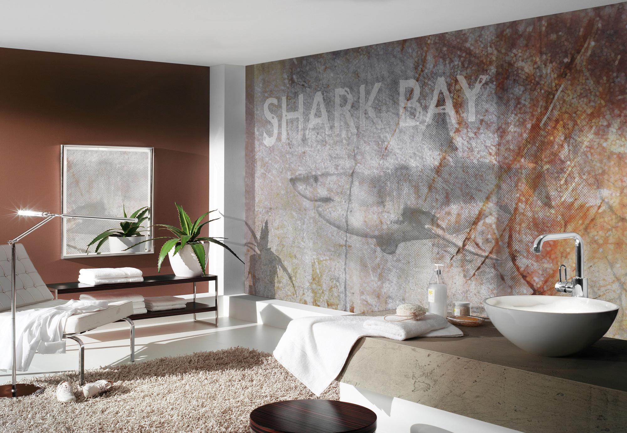 Architects Paper Fototapete »Shark Bay«, Vlies, Wand, Schräge