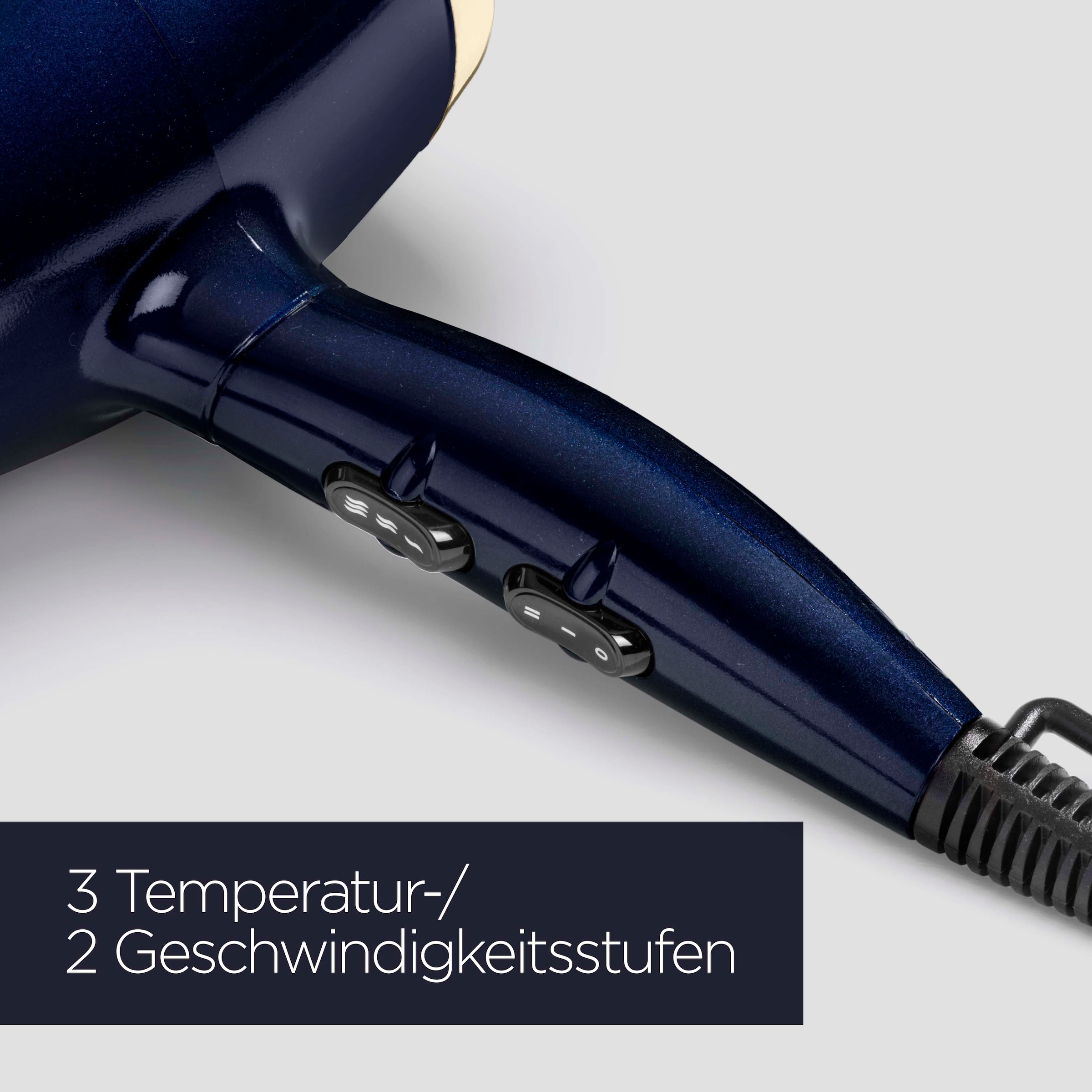 BaByliss Haartrockner »Black Onyx Haartrockner«, 2100 W, mit innovativem HTDC-Motor für professionelle Leistung