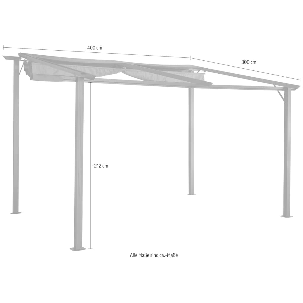 KONIFERA Anbaupavillon »Vivara«, BxT: 400x300 cm