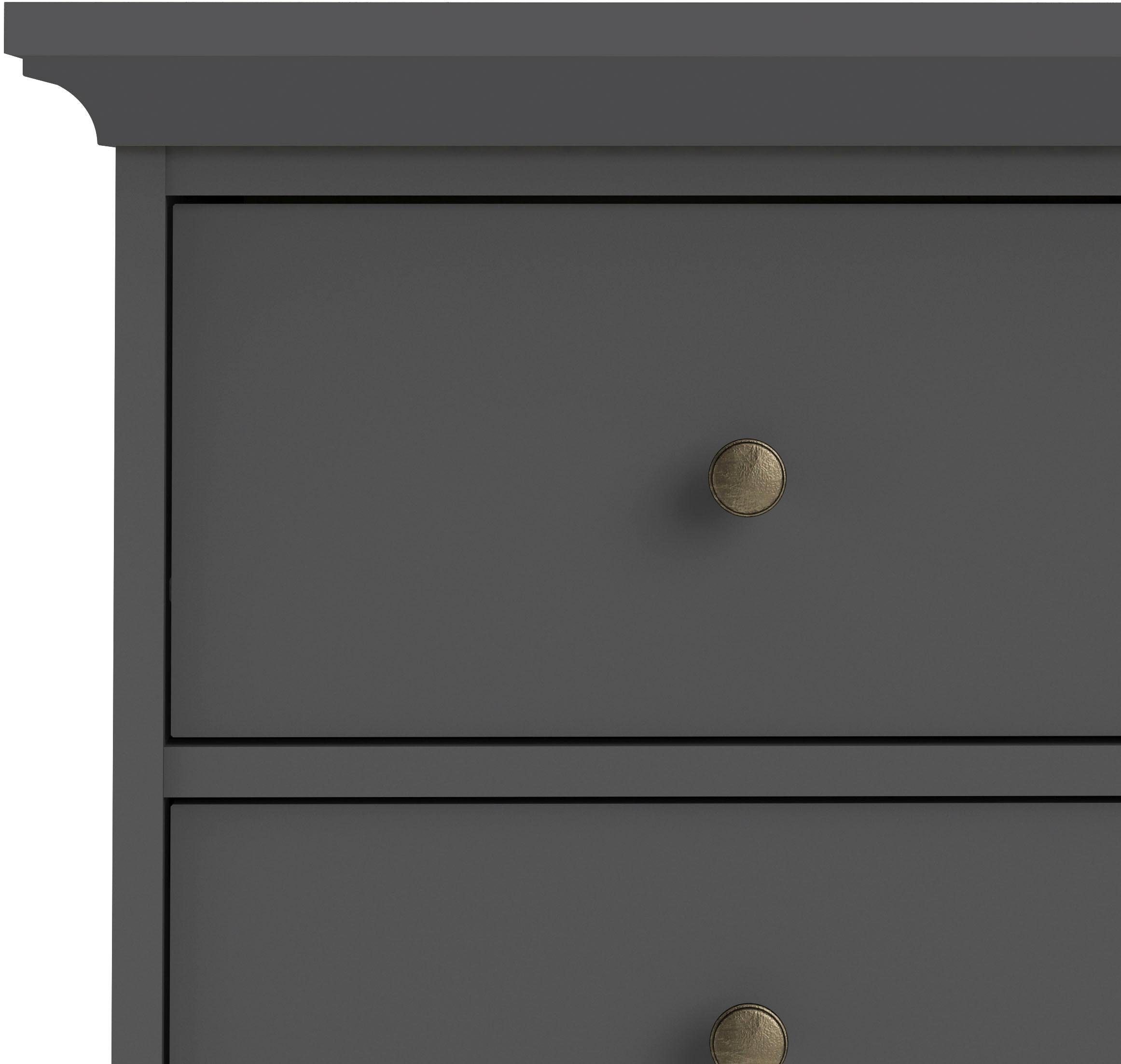 Home affaire Sideboard »Paris«, mit vielen Stauraummöglichkeiten und Rahmenoptik, Breite Höhe 140 cm