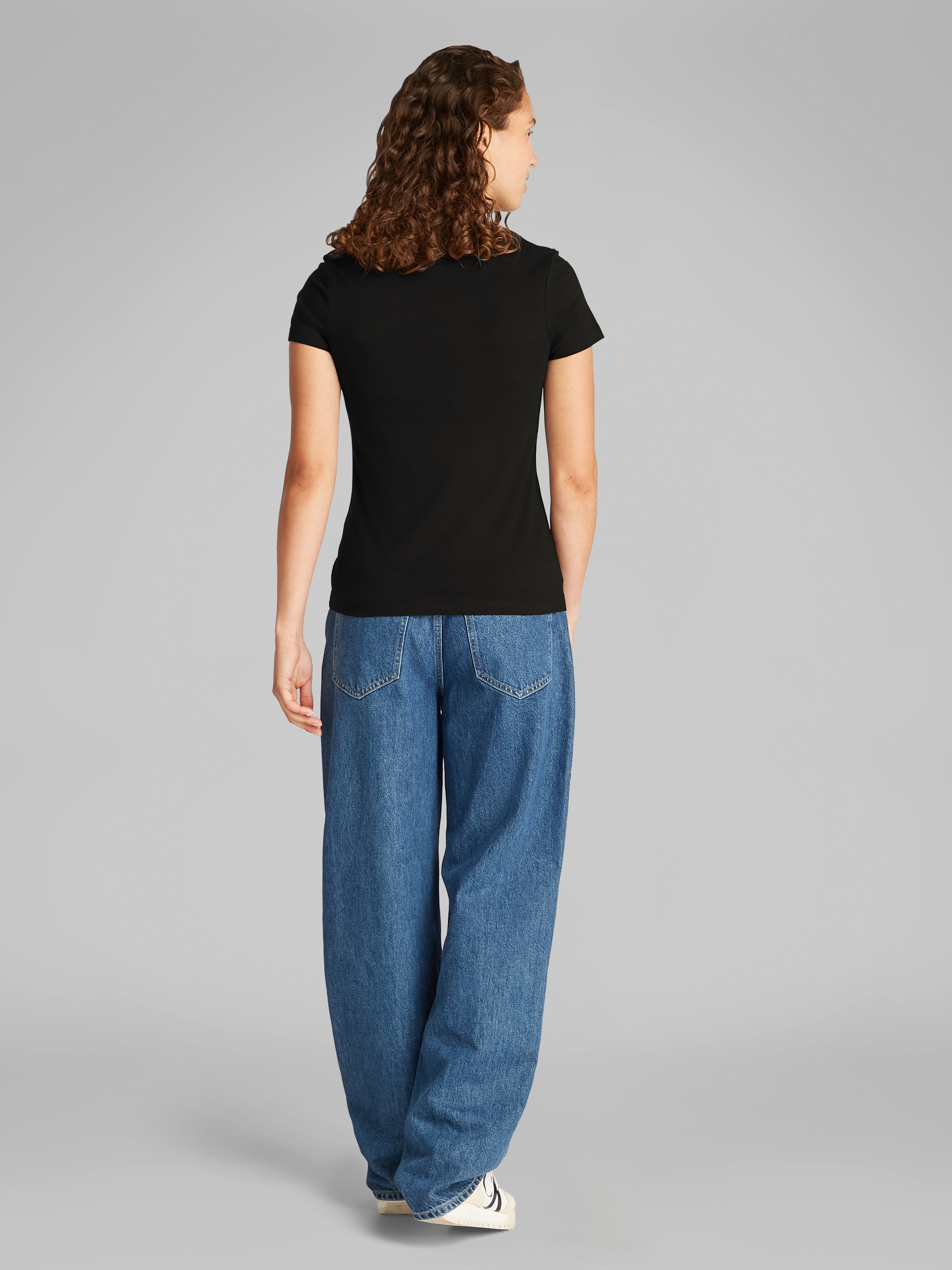 Calvin Klein Jeans T-Shirt »GRADIENT MONOLOGO SLIM TEE«, mit Logodruck