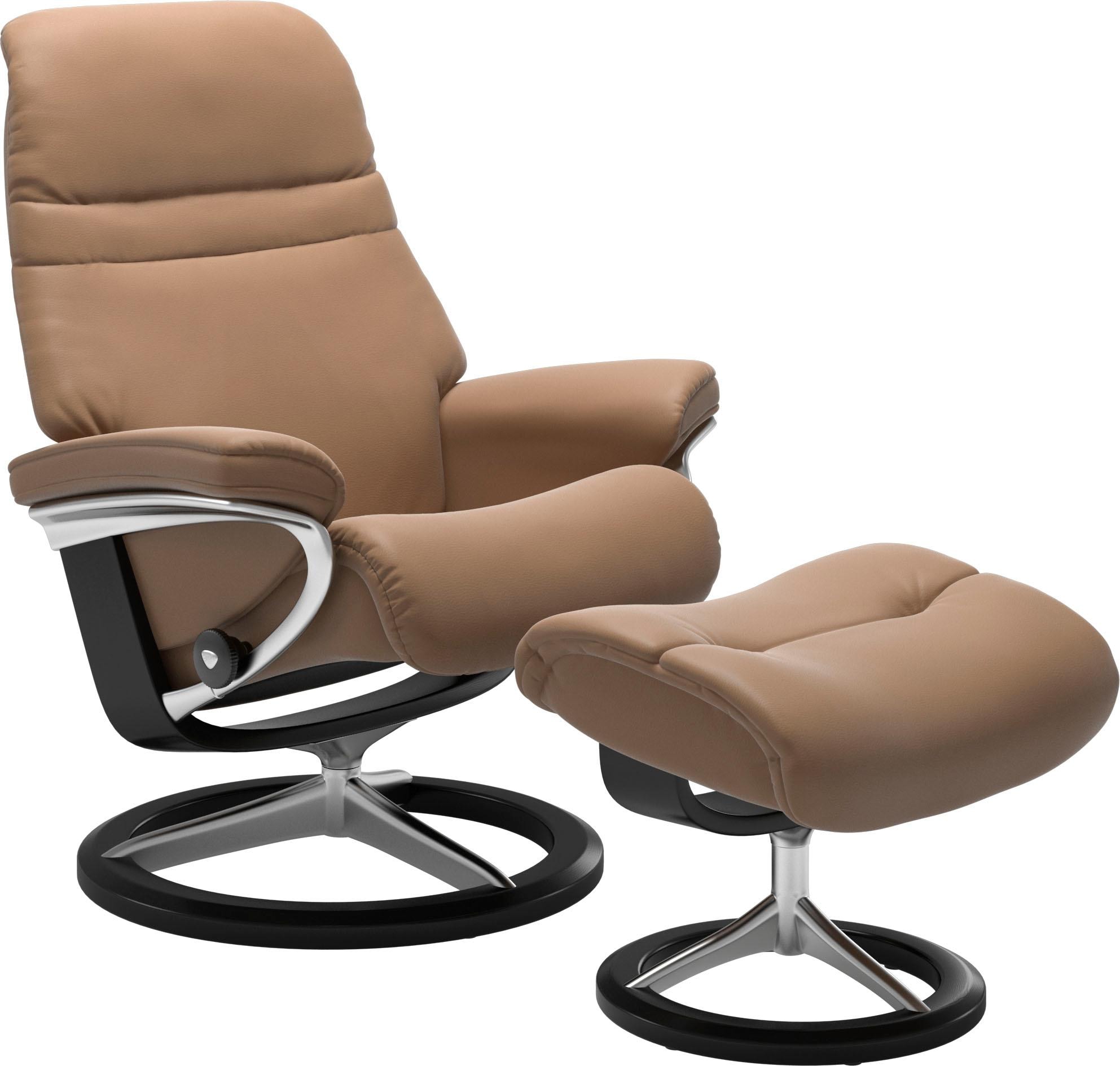 Stressless® Relaxsessel »Sunrise« Relaxsessel mit Hocker, mit Signature Bas günstig online kaufen