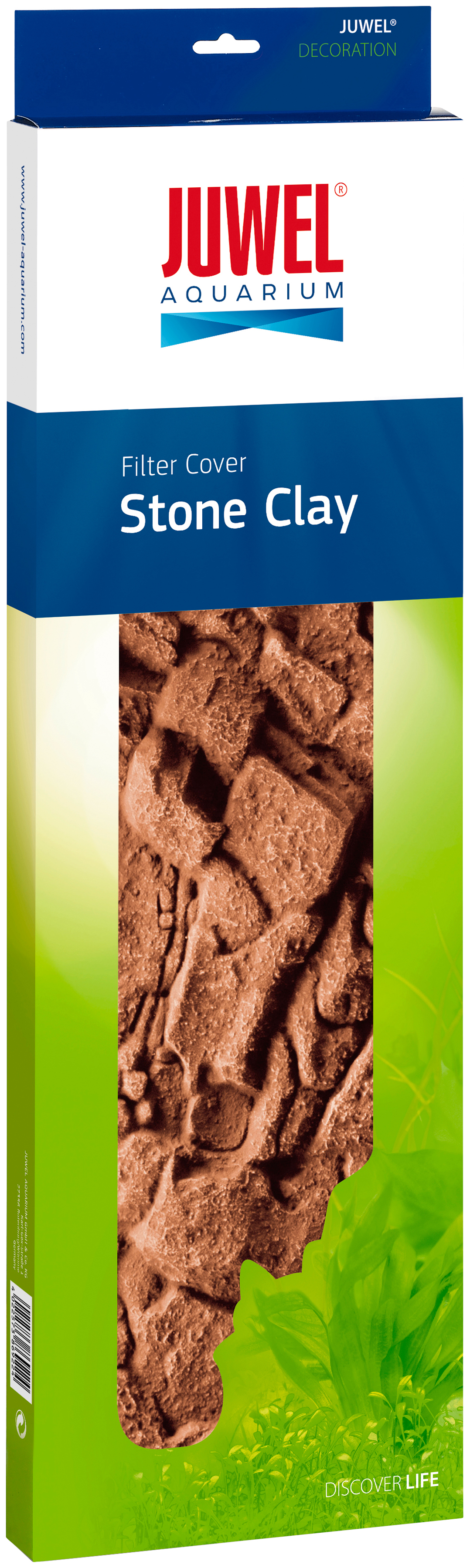 Aquariendeko »Cover Stone Clay«, (2 tlg.), 2-teilige Filterverkleidung