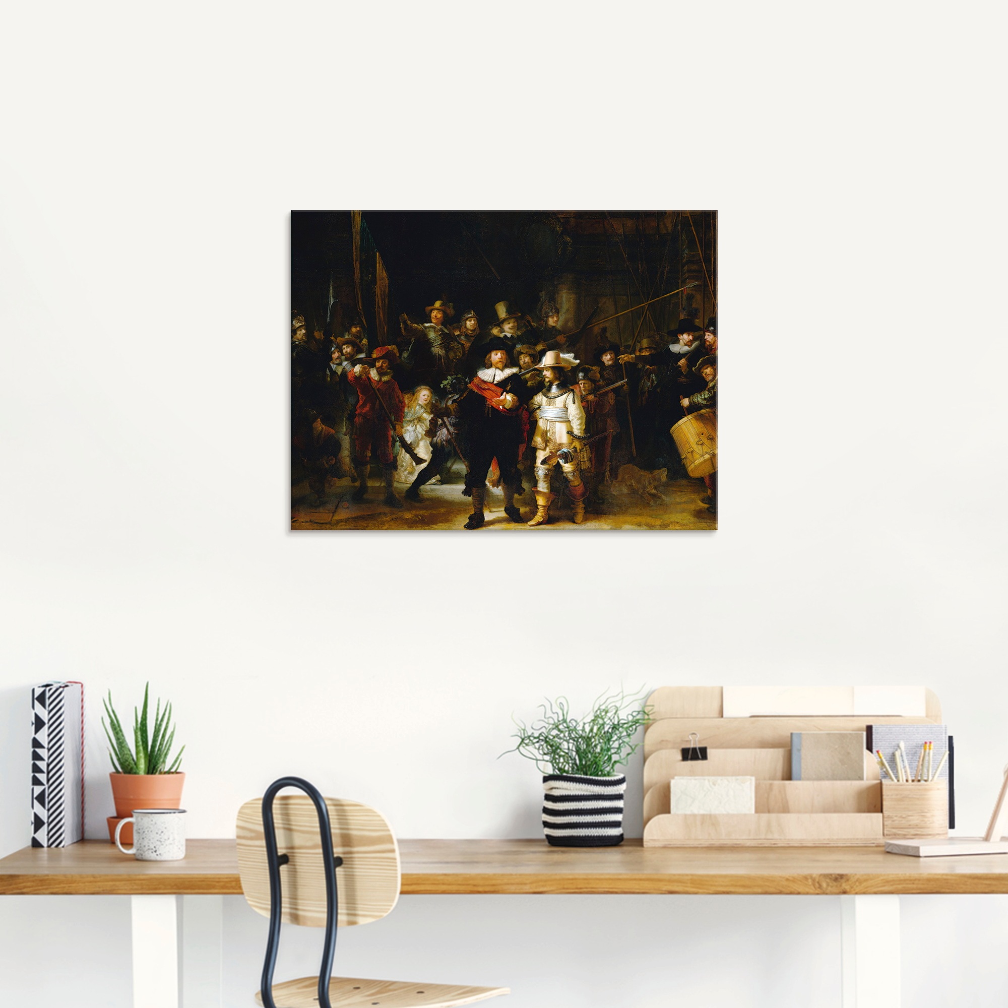 Artland Glasbild »Die Nachtwache. 1642« Porträts 1 Stk. tlg. in verschieden günstig online kaufen