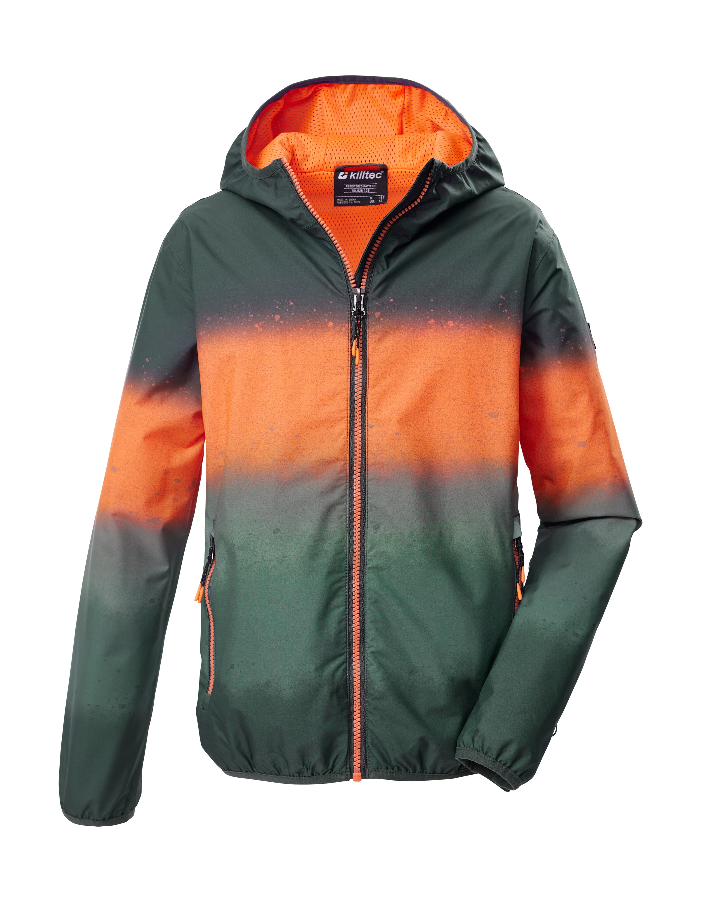 Killtec Funktionsjacke »KOS 144 BYS JCKT« Wind- und wasserdichte Jungenjacke mit Farbverlauf-Print