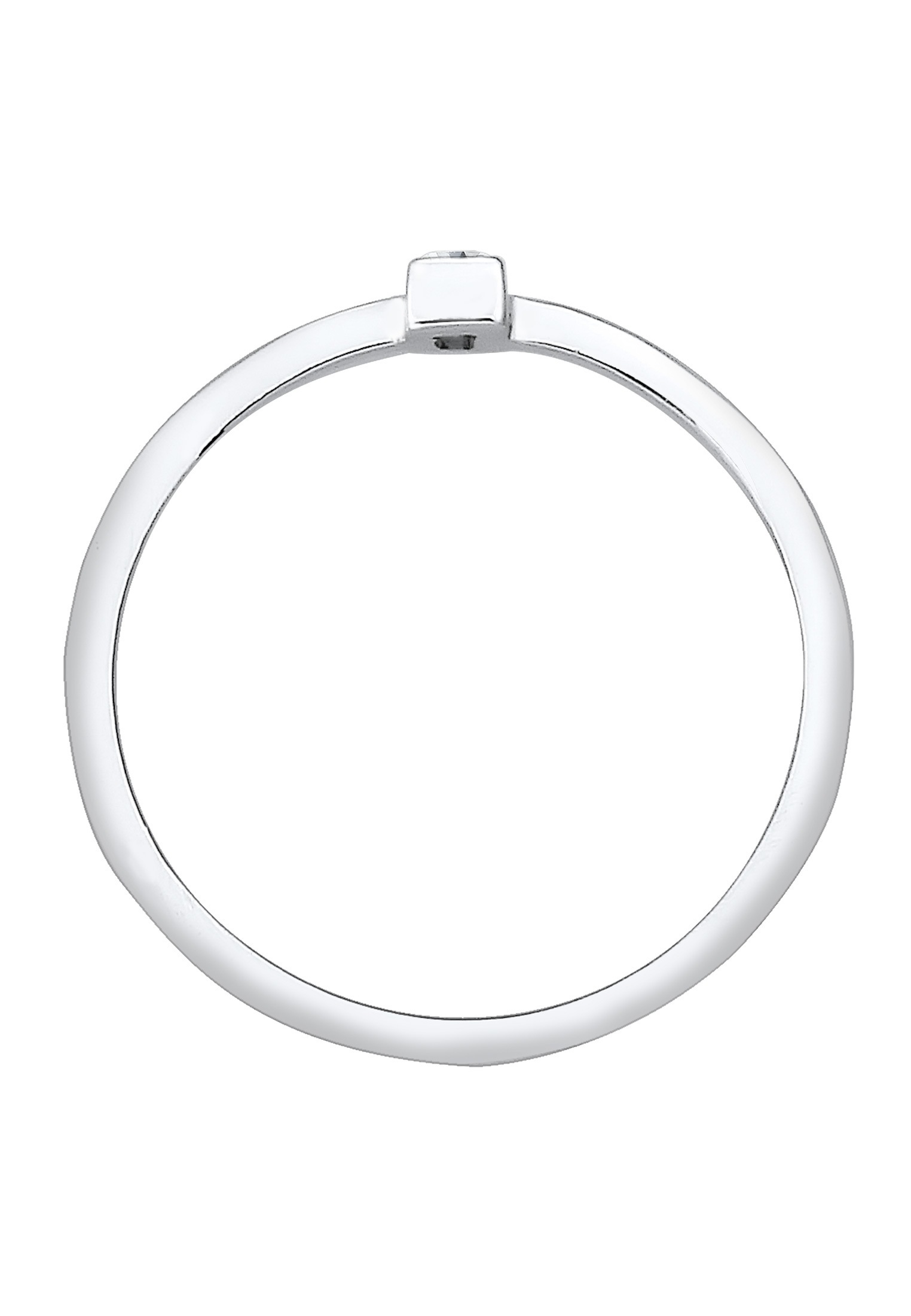 Elli Premium Verlobungsring »Topas Weiß 925 Sterling Silber«