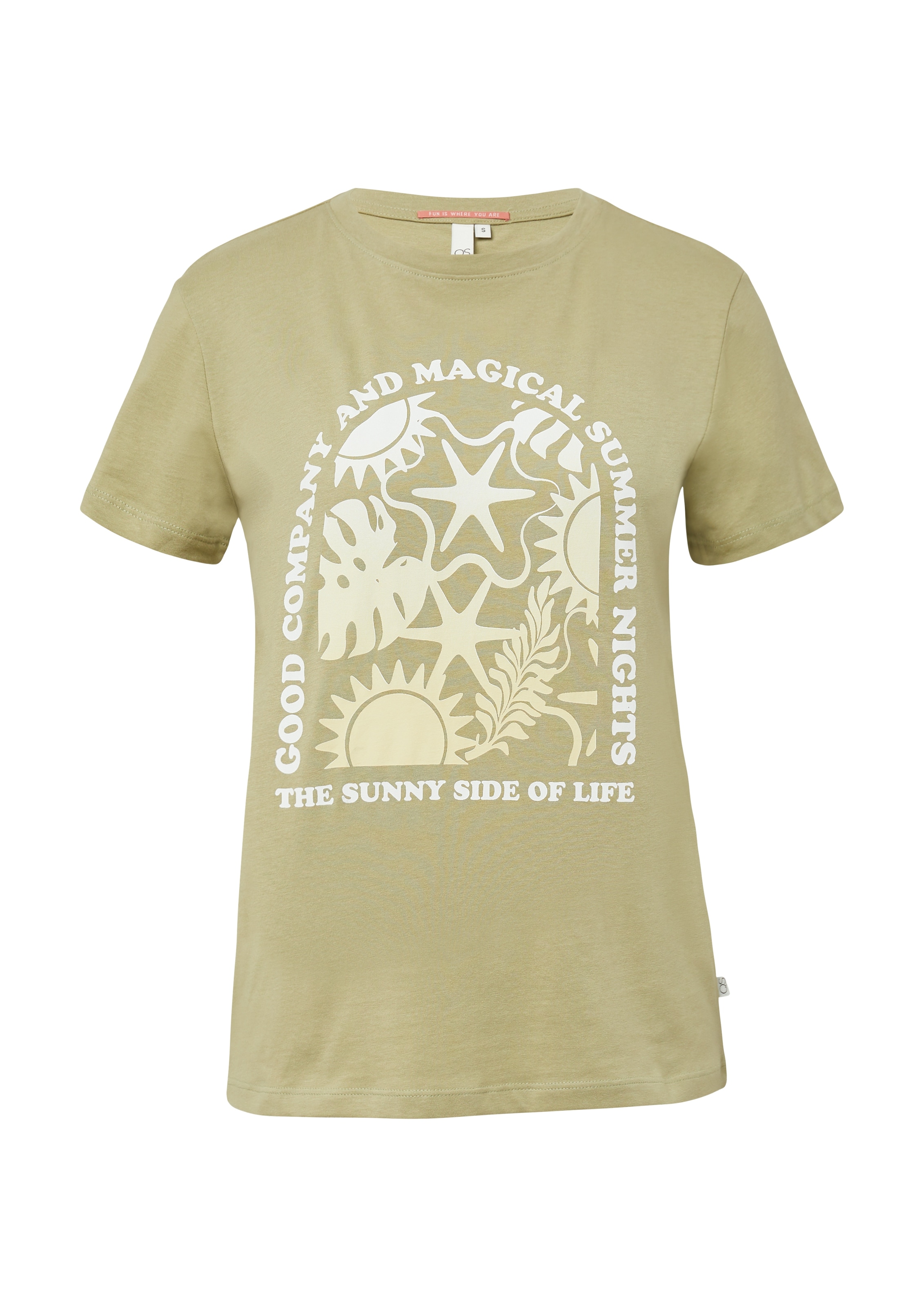 QS T-Shirt mit Print