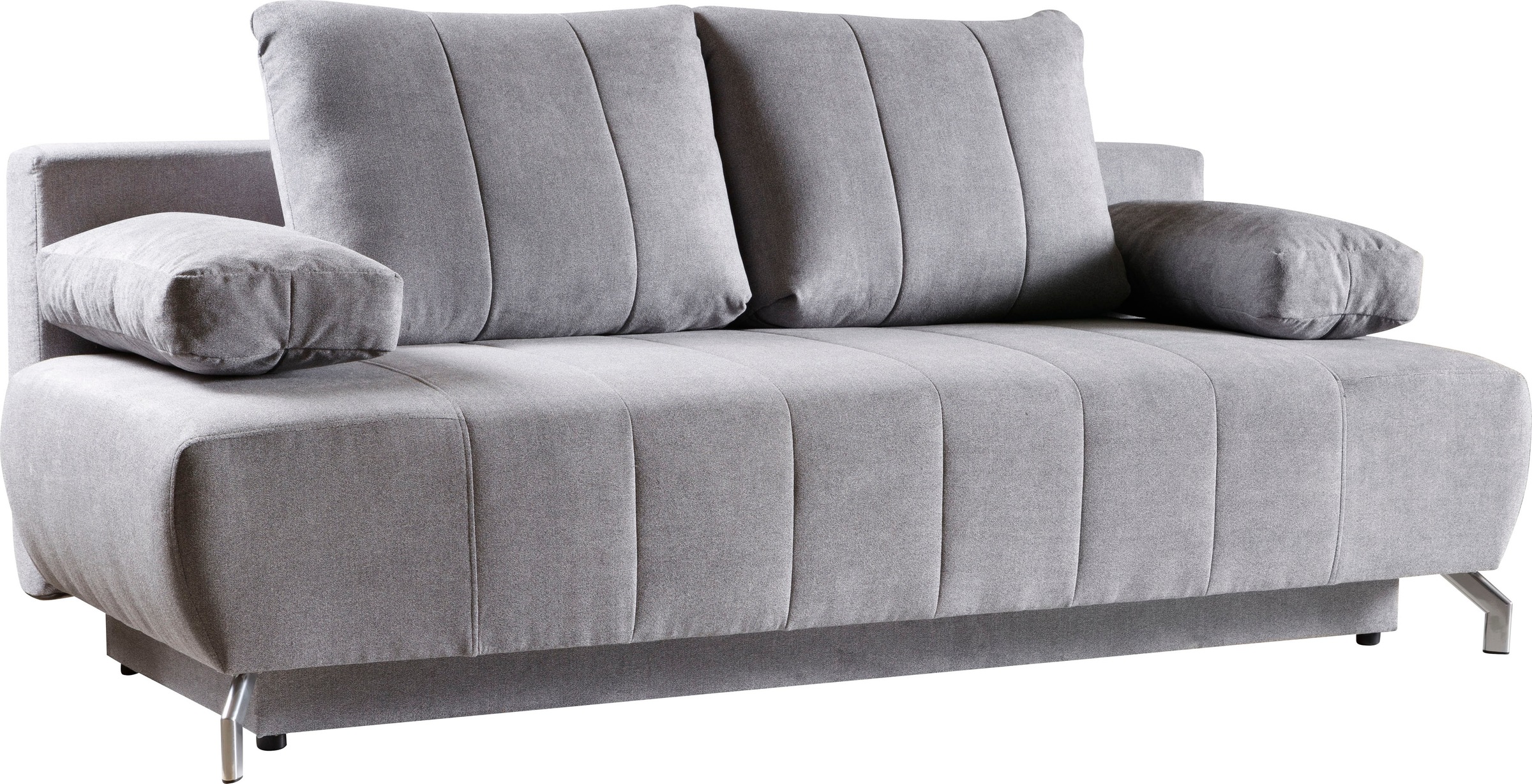 WERK2 Schlafsofa »Troya«, 2-Sitzer Sofa und Schlafcouch mit Federkern & Bettkasten