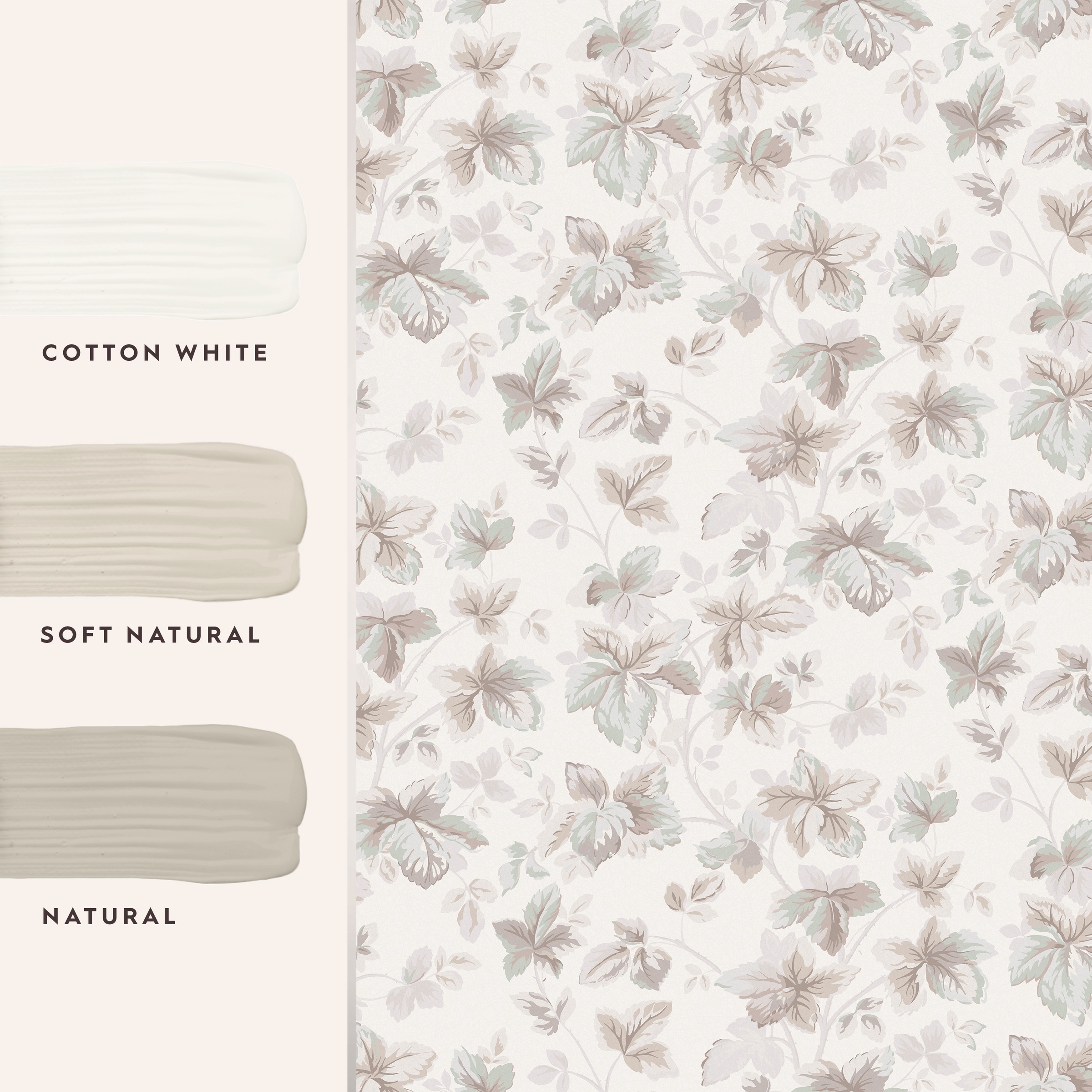 LAURA ASHLEY Vliestapete »Autumn Leaves« floral texturiert 10mx52cm